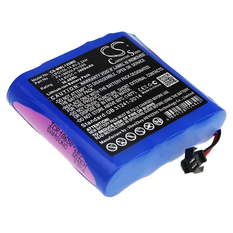 Batteri for medisinsk utstyr for Million ML1500, ML1200