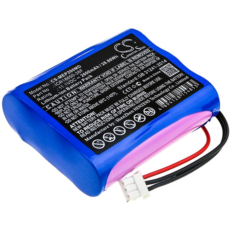 Batteri for medisinsk for medisinsk Econet Compact 2