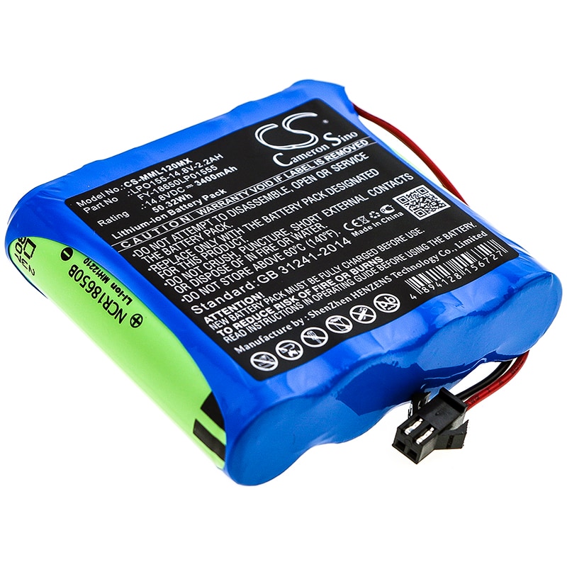 Batteri for medisinsk utstyr for Million ML1500, ML1200