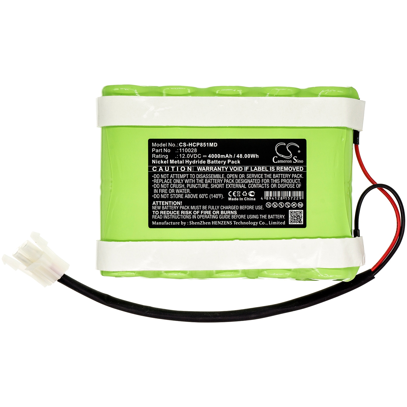 Batteri for medisinsk bruk til Hellige Defi SCP851, Defi SCP852, Defibrillator SCP851 og andre.