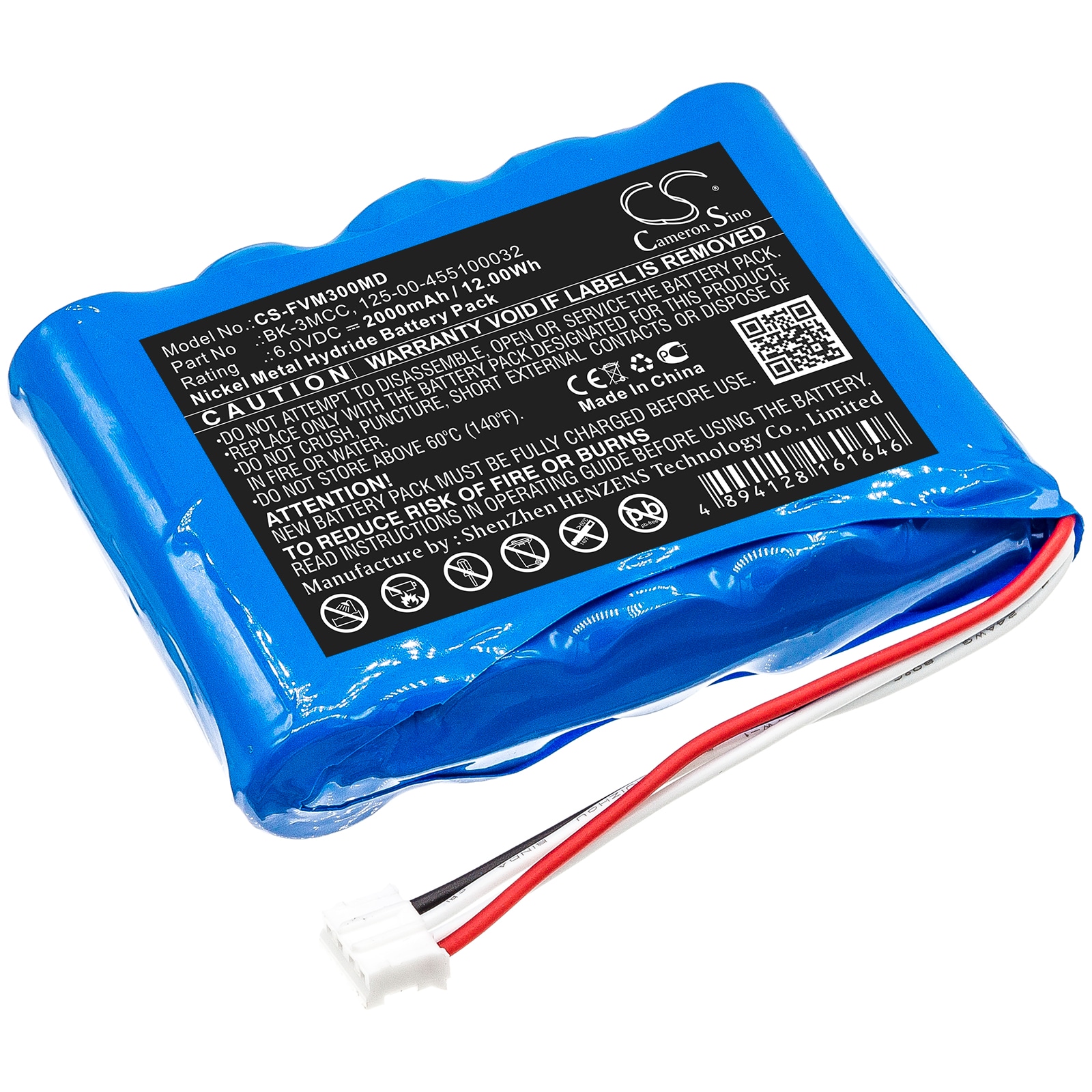 Batteri for medisinsk bruk til Fresenius Injectomat 500, Injectomat 500D, MCM Agilia 500 og andre.