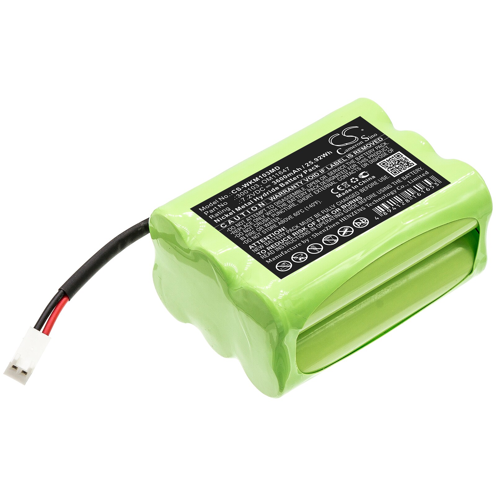 Batteri til Medical for WalkMed Infusion Pump, Infusion Triton