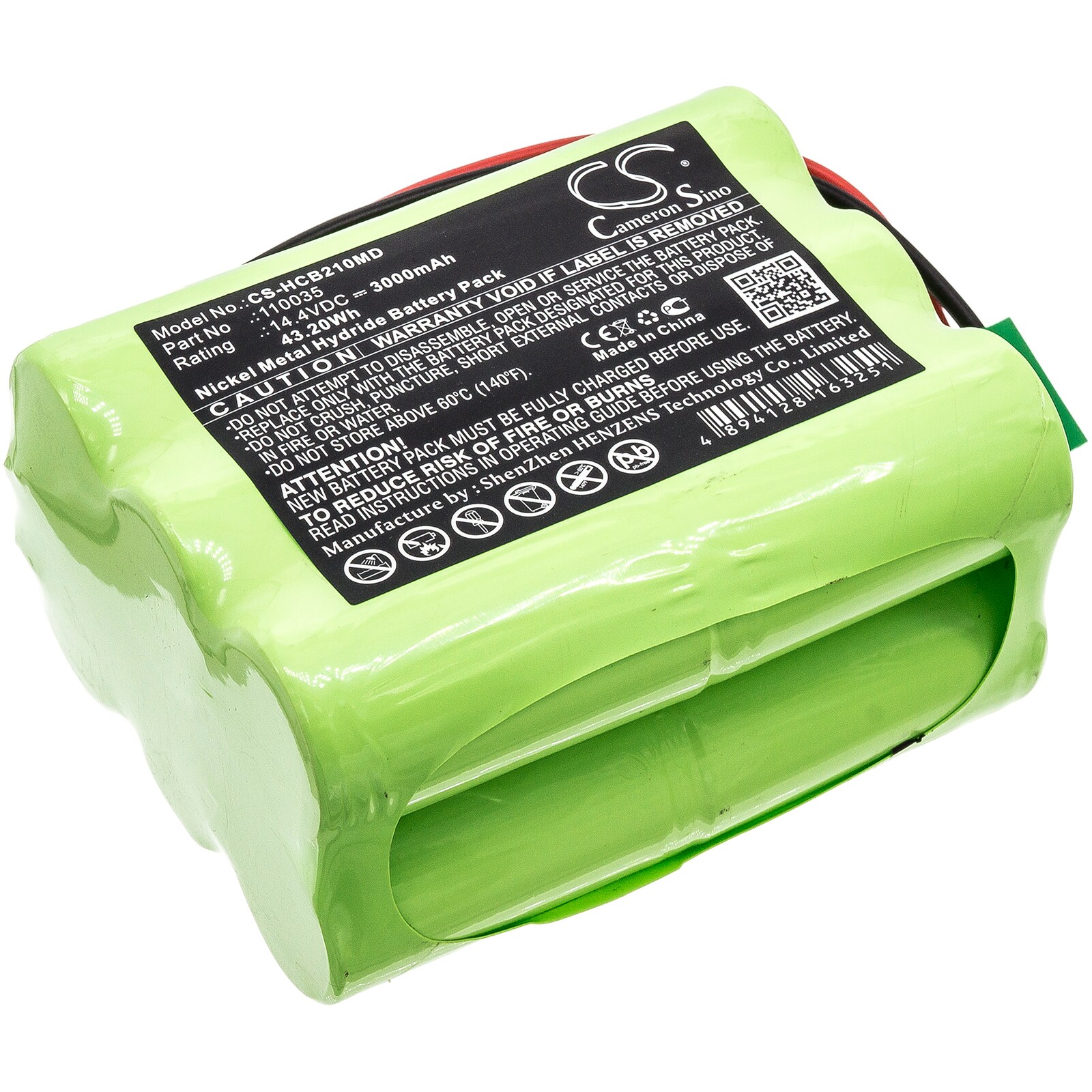 Batteri for medisinsk bruk til Hellige SCB2 defibrillator