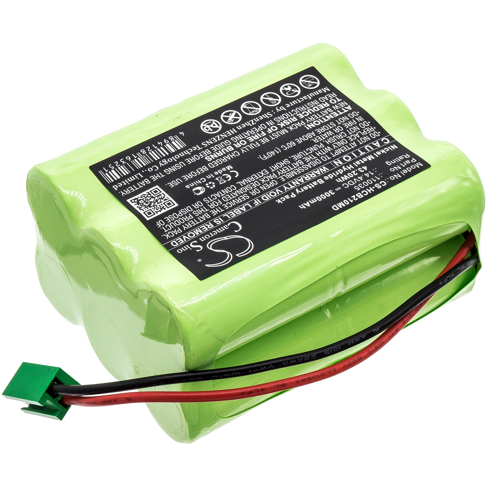 Batteri for medisinsk bruk til Hellige SCB2 defibrillator