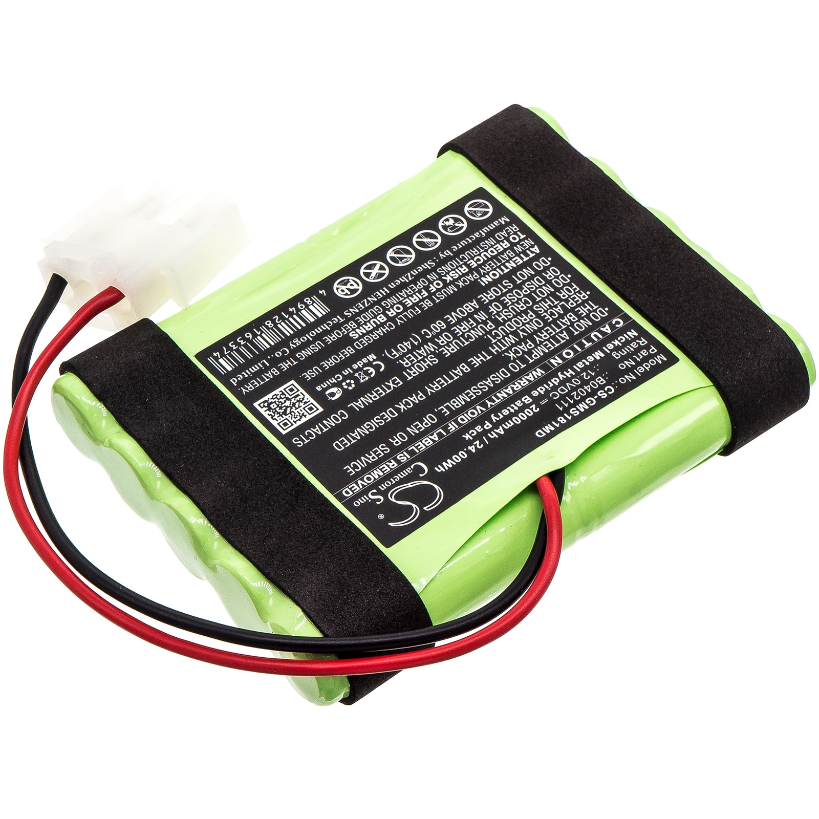 Batteri for medisinsk bruk for GE Hellige Servomed SMS 181, Servomed SMS 182, Defi SCP851