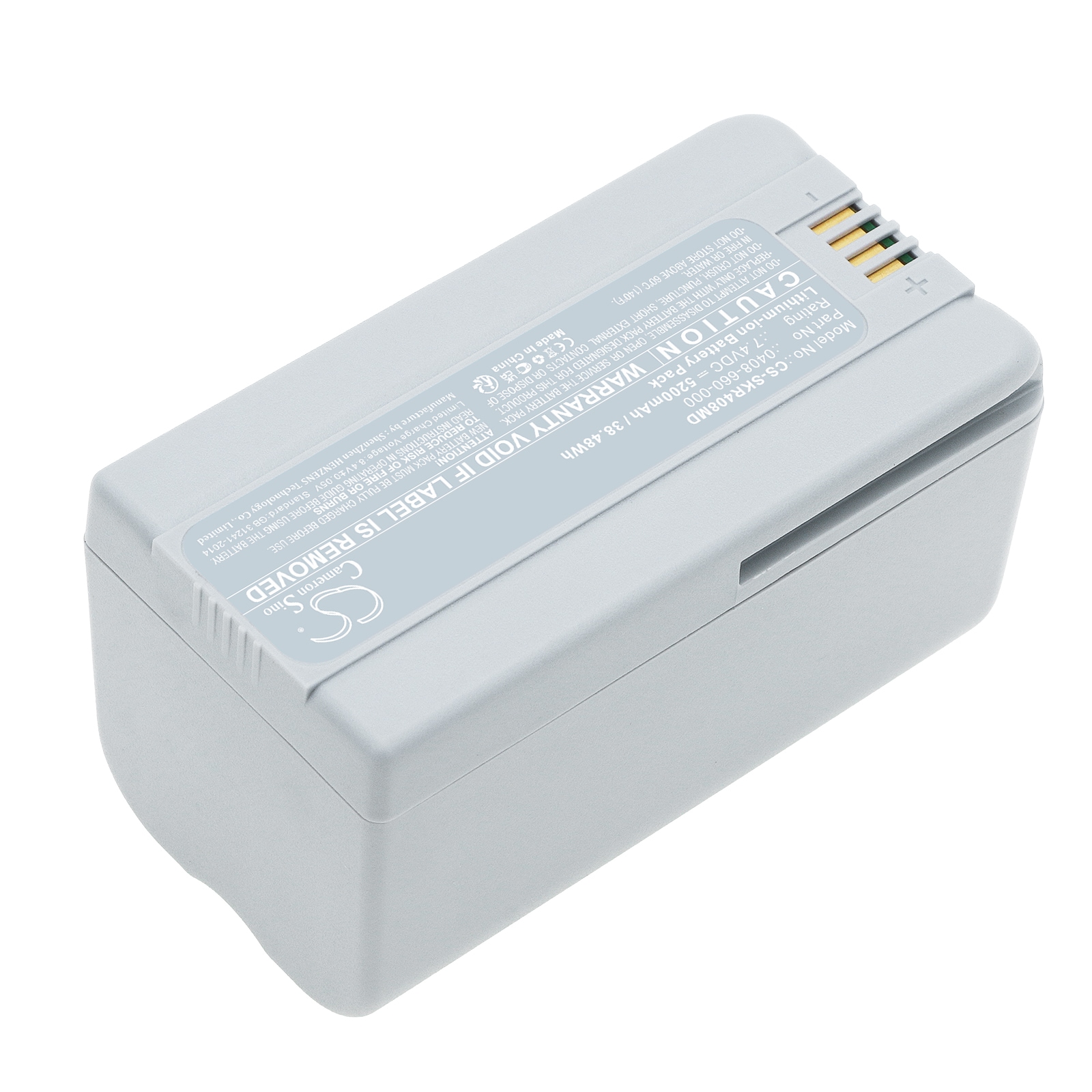 Batteri for medisinsk for Stryker Casque Chirurgical Flyte