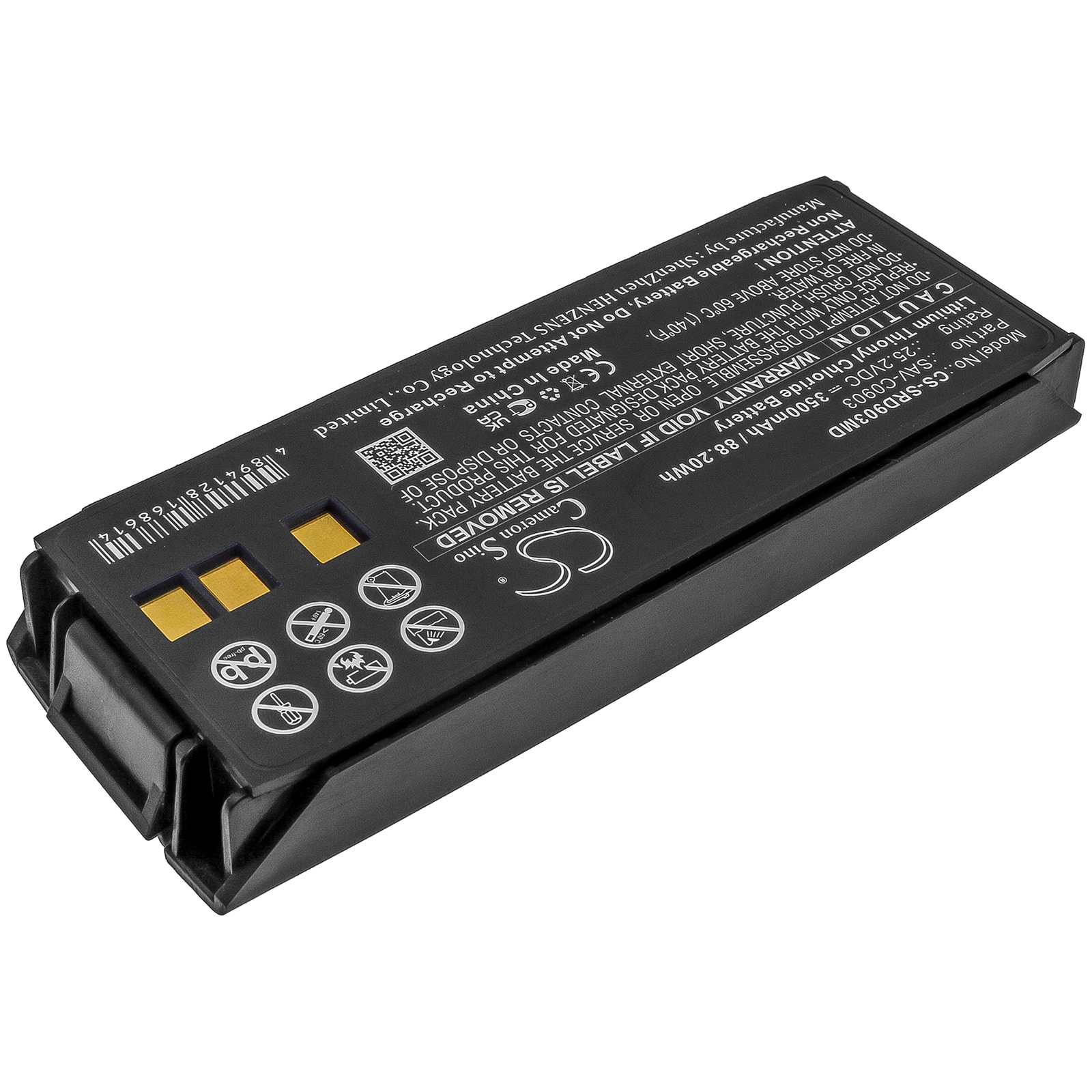 Batteri for medisinsk bruk for SaverOne D, P, automatisk osv.