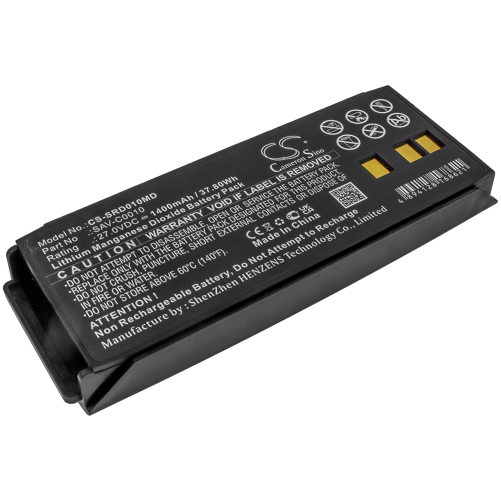 Batteri for medisinsk bruk for SaverOne D, P, Automatic etc.
