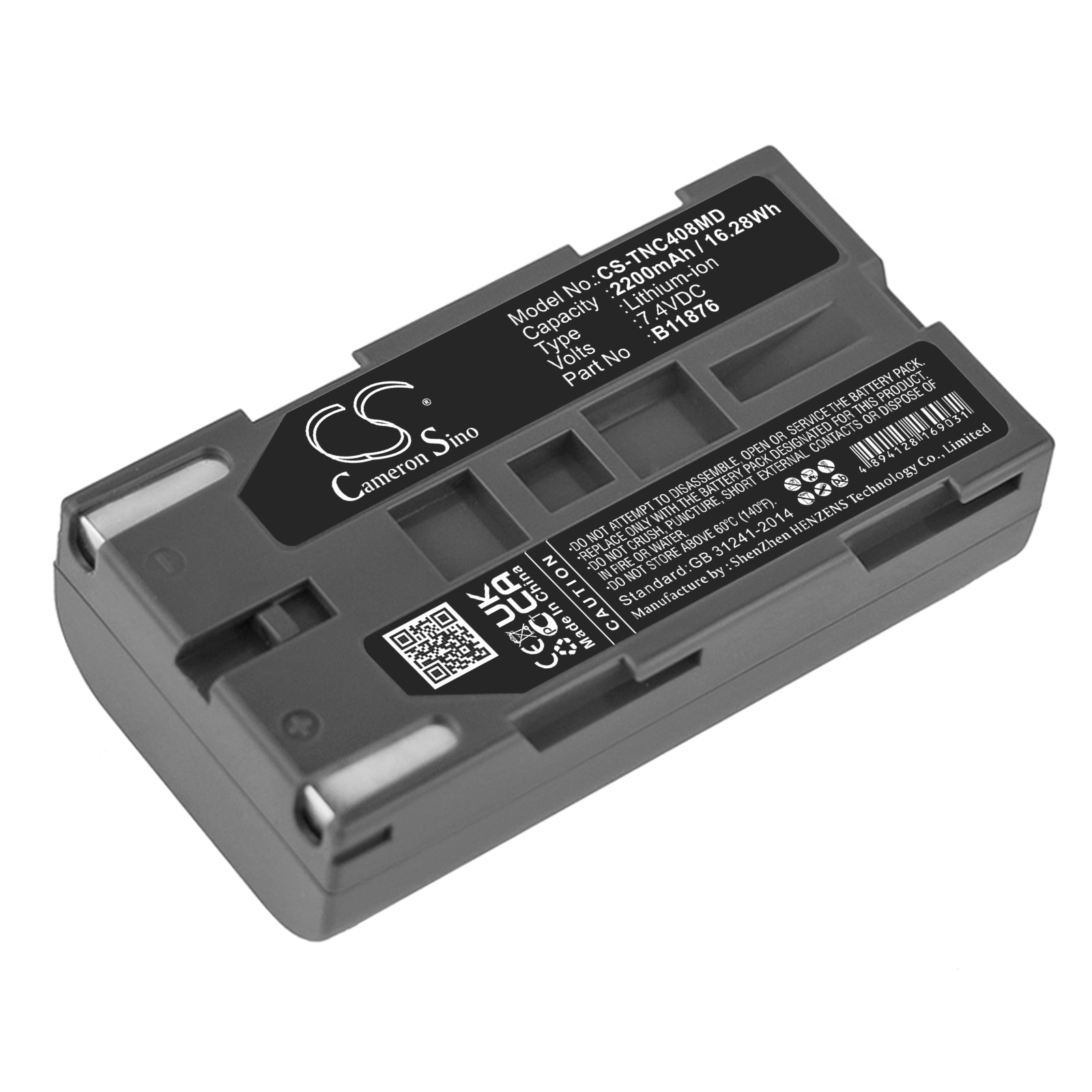 Batteri for medisinsk utstyr til TSI INC Certifier FA Plus-ventilator