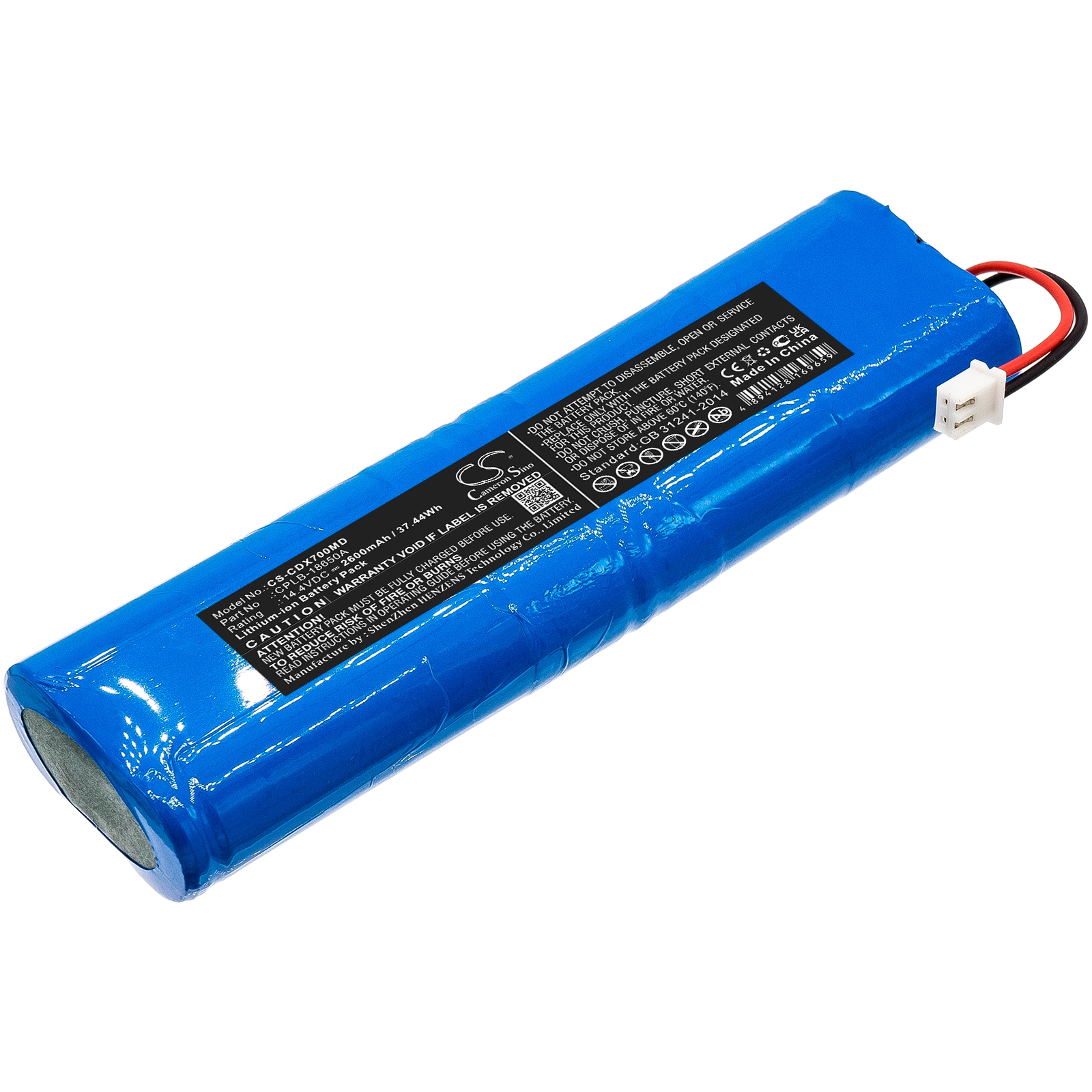 Batteri for medisinsk utstyr til Creative DELUXE-70, Deluxe 70, Deluxe 100