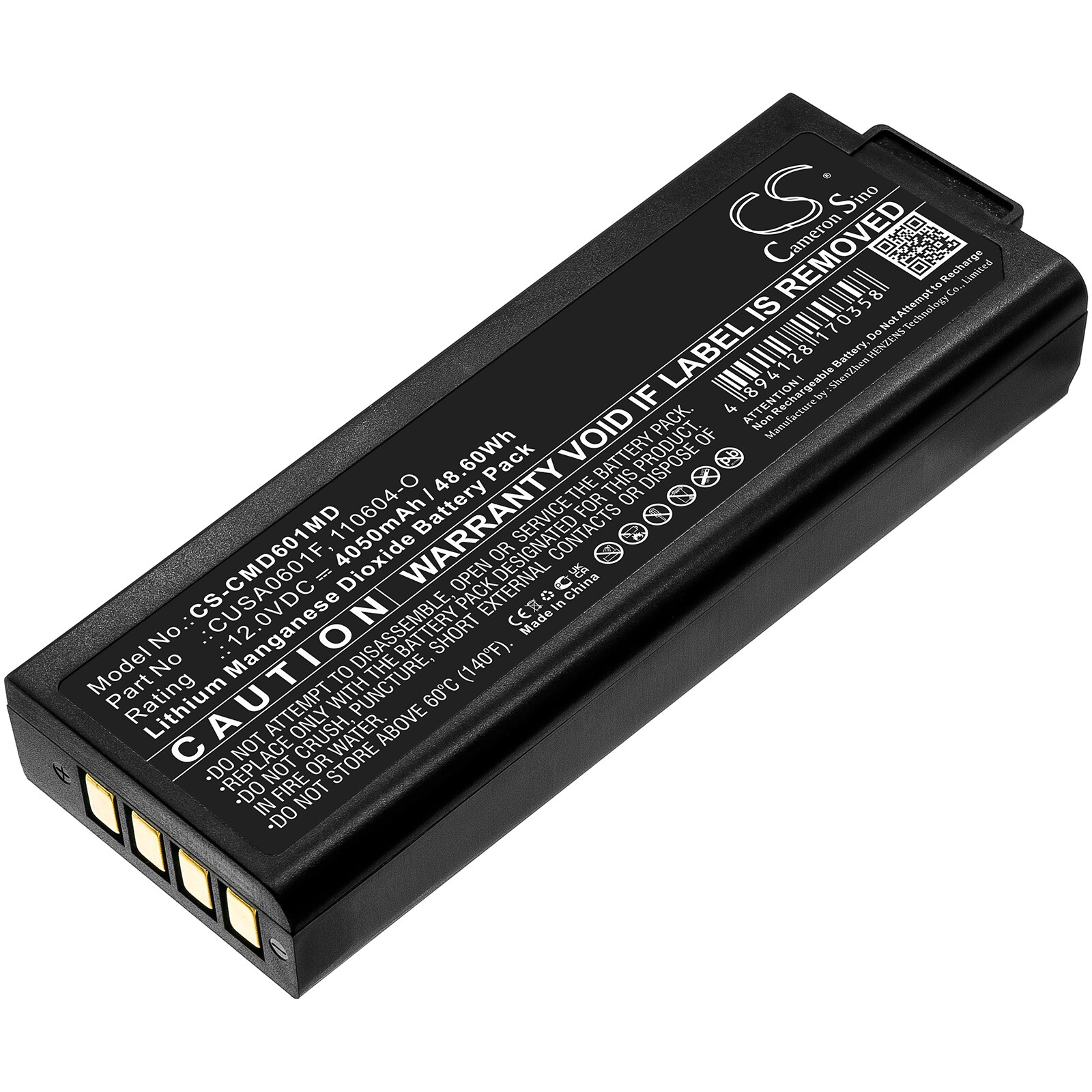 Batteri for Medical for CU Medical iPAD SAVER NF1200, iPAD SAVER NF1201 og andre.