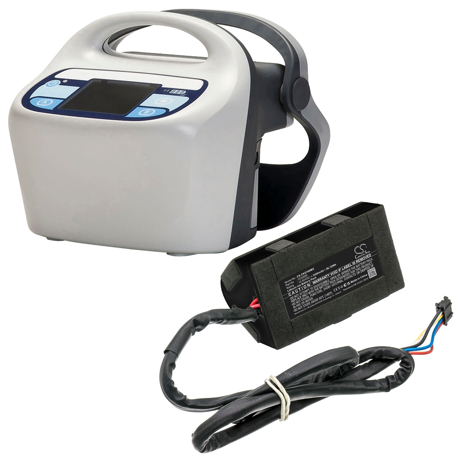 Batteri for medisinsk bruk for Medtronic SCD700