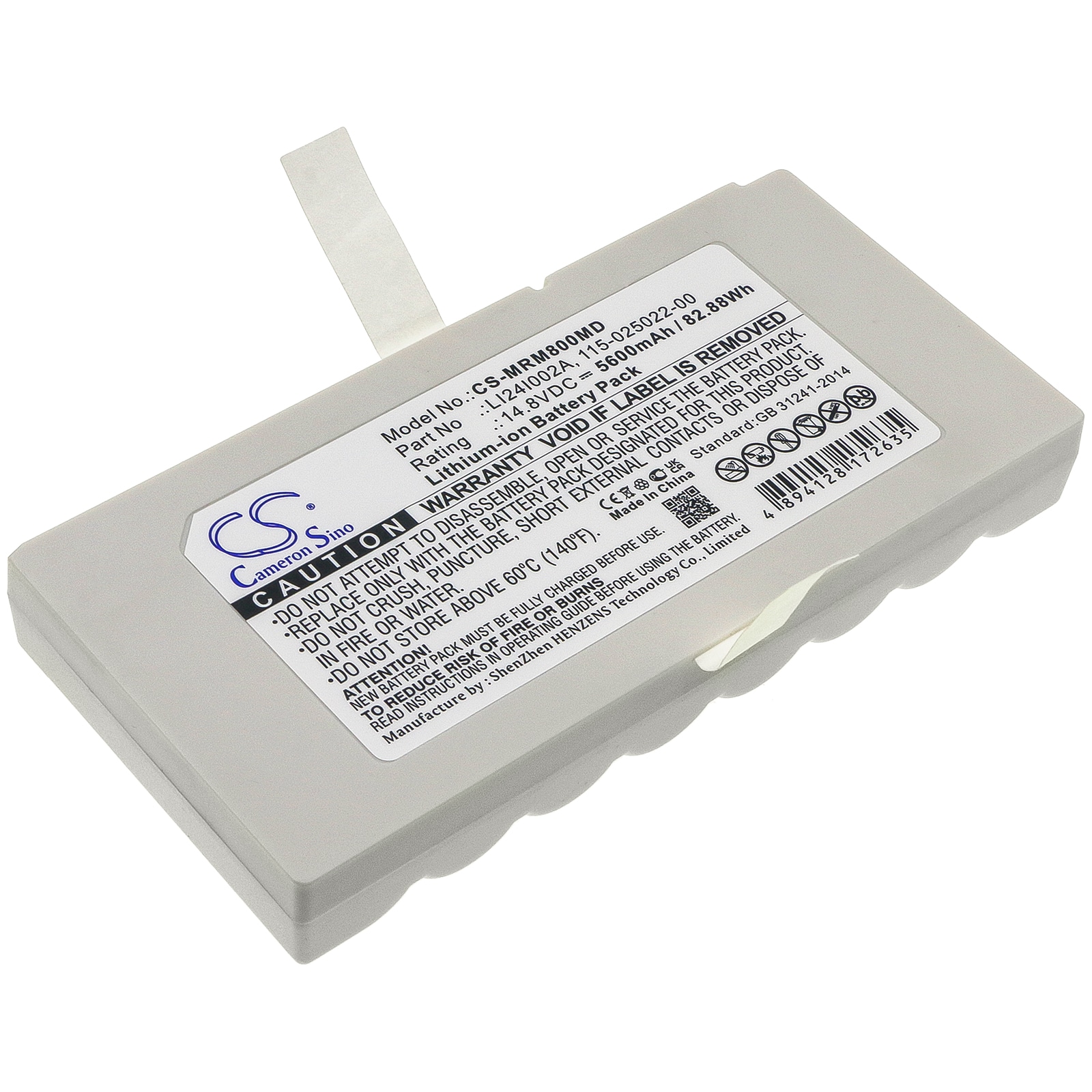 Batteri for medisinsk for Mindray ultralydmaskin M9, M9, M8 etc.