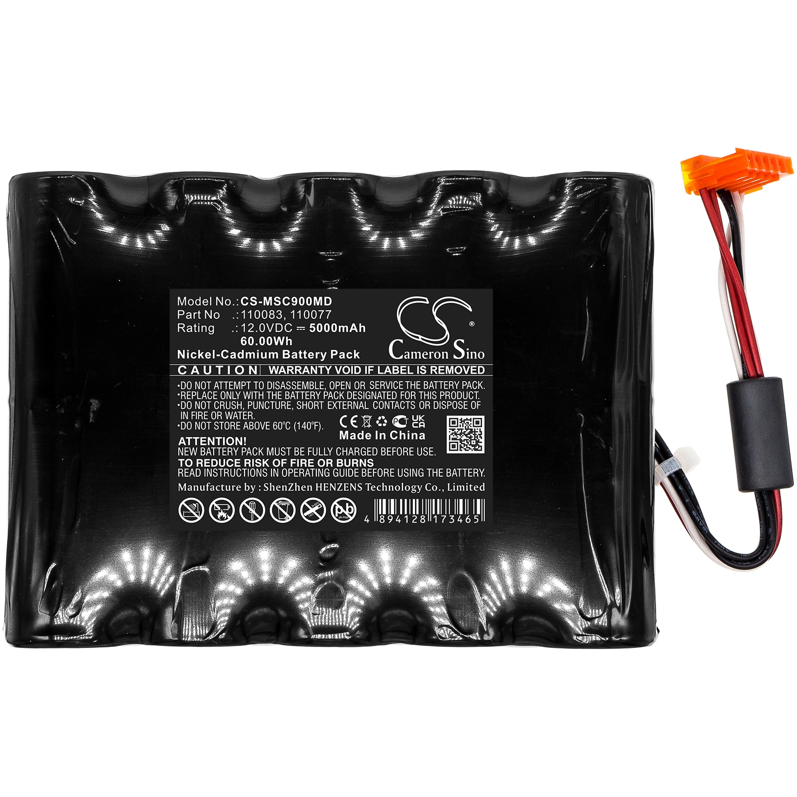 Batteri for medisinsk bruk for Siemens Monitor SC7000, Monitor SC9000 etc.
