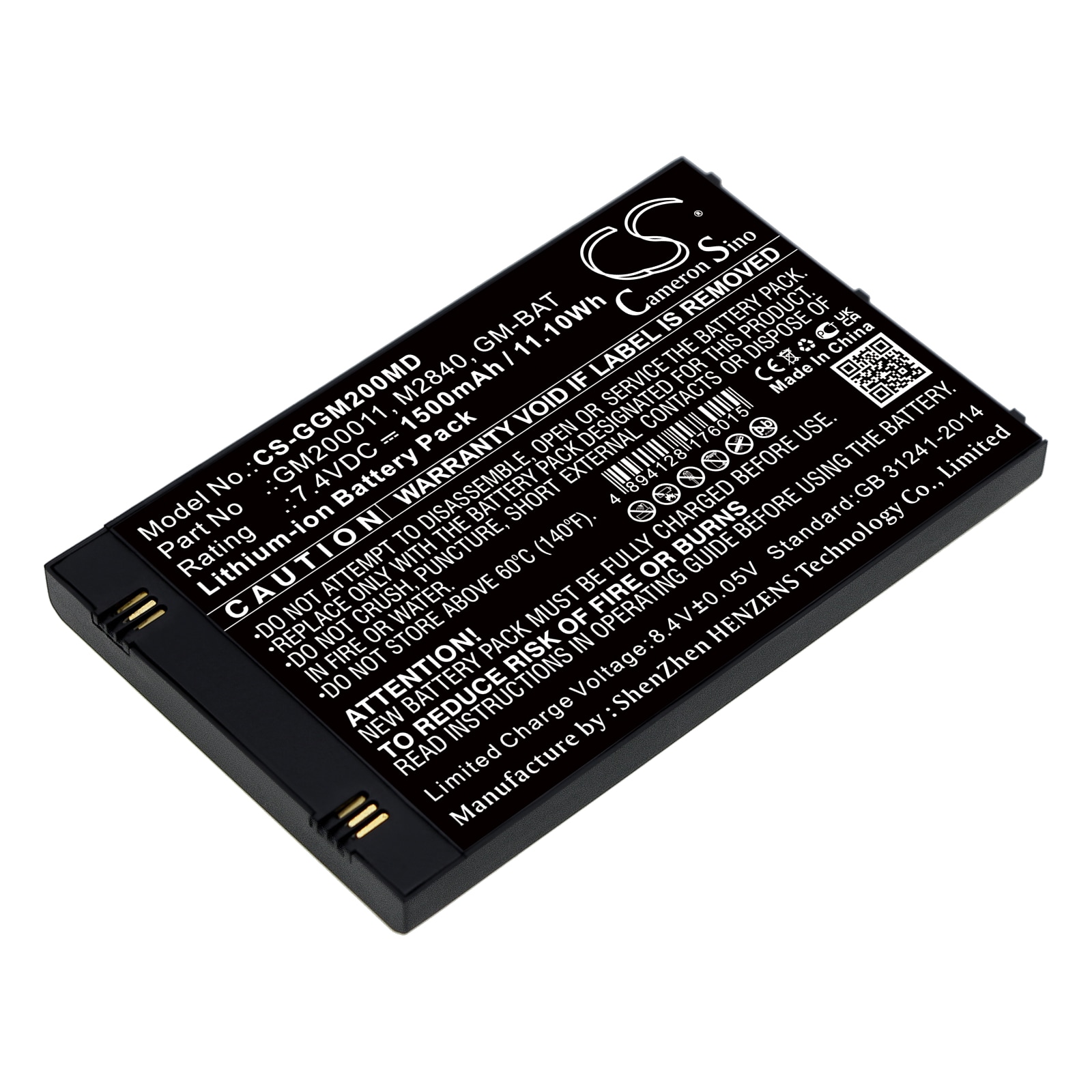 Batteri for Medisinsk for GE Echographe Vscan, Scan Ultrasound