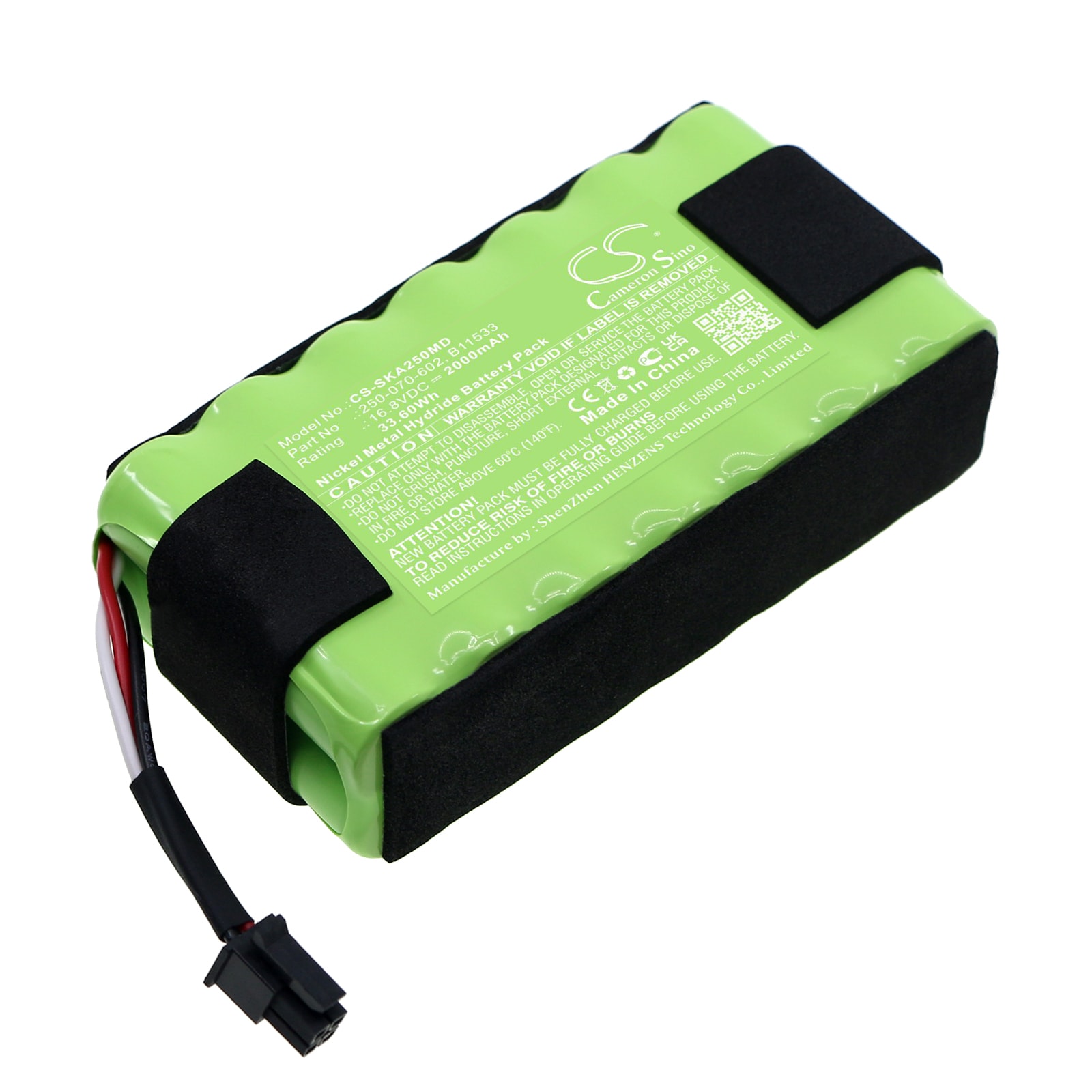 Batteri for medisinsk utstyr til Physio-Control AHTO vanningspumpe
