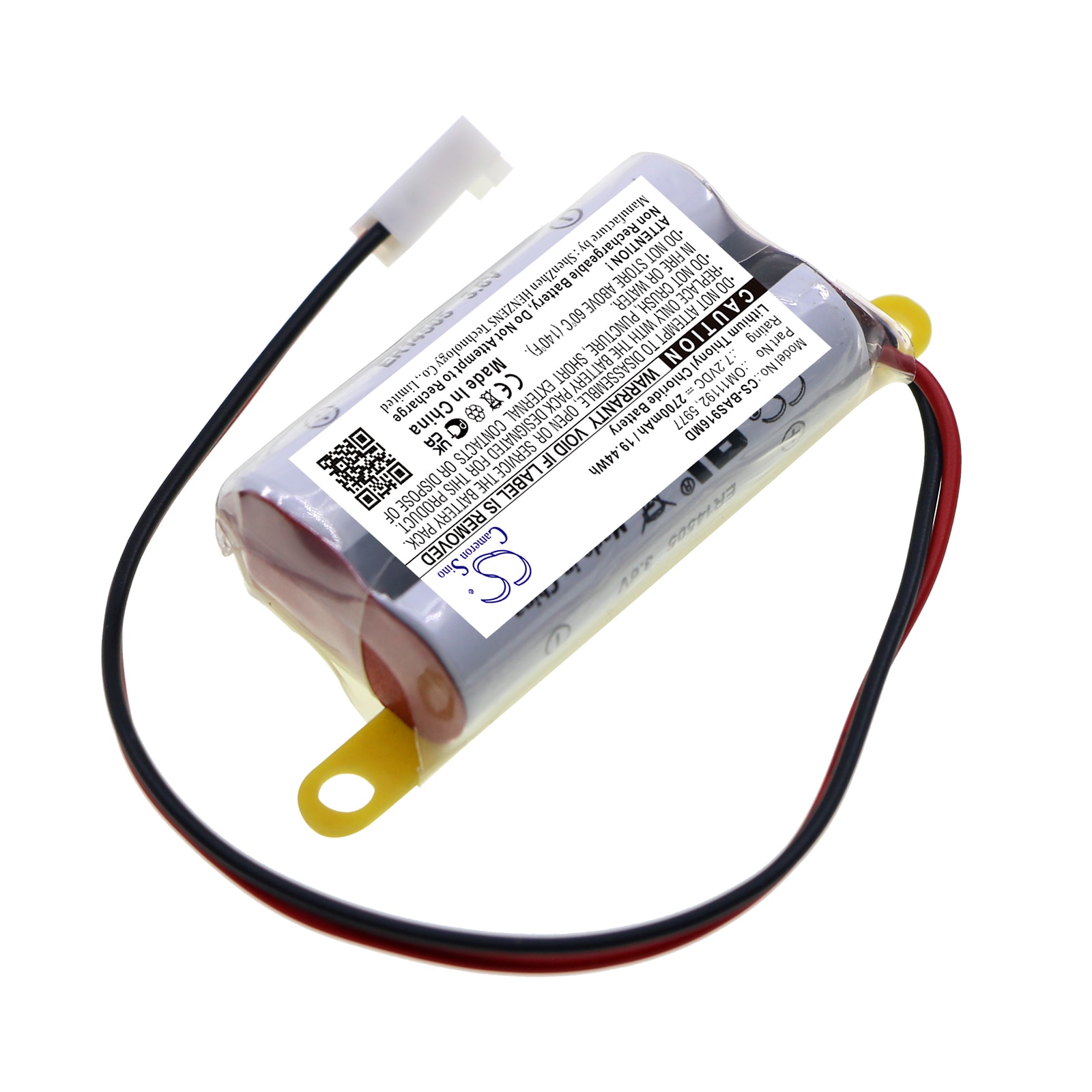 Batteri for medisinsk for Baxter Healthcare Colleague Infusion Pump Memory, 2M91617
