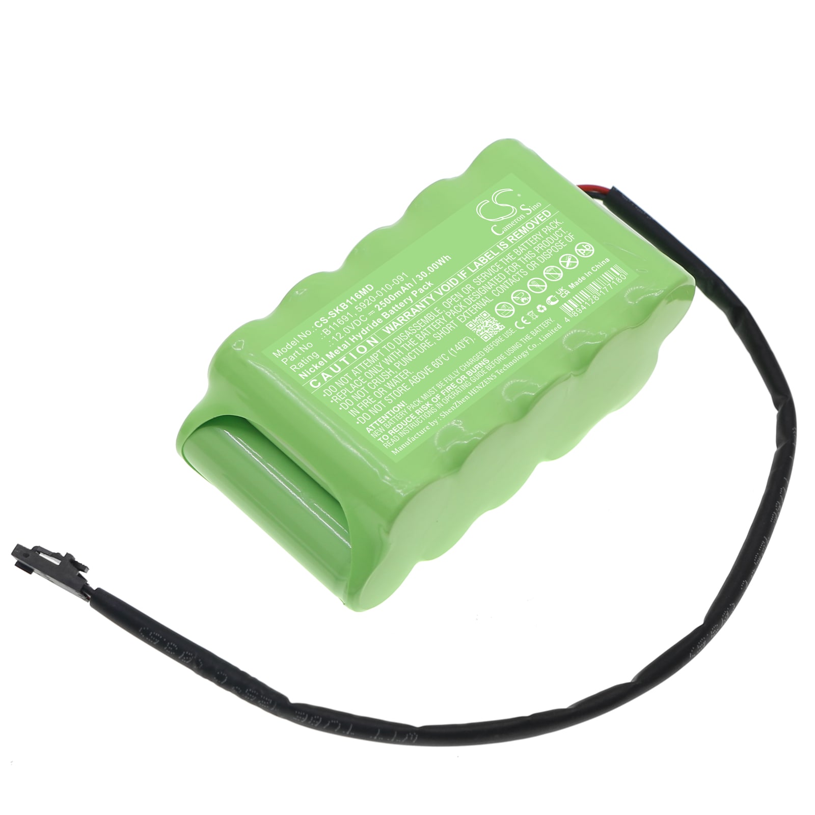 Batteri for medisinsk bruk for Stryker SP-1C, SP-2CX, 0AXINST10 osv.
