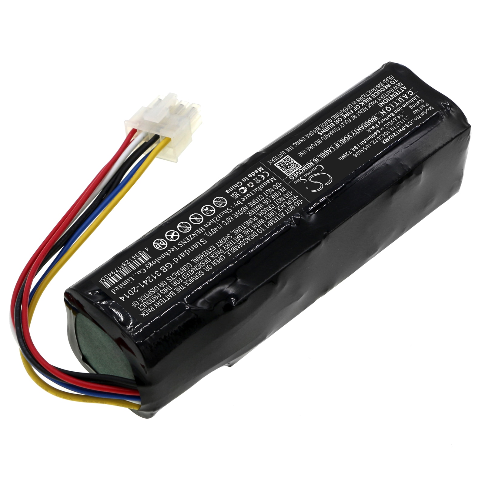 Batteri for medisinsk for Philips Trilogy 202, Respironics REF 1043572