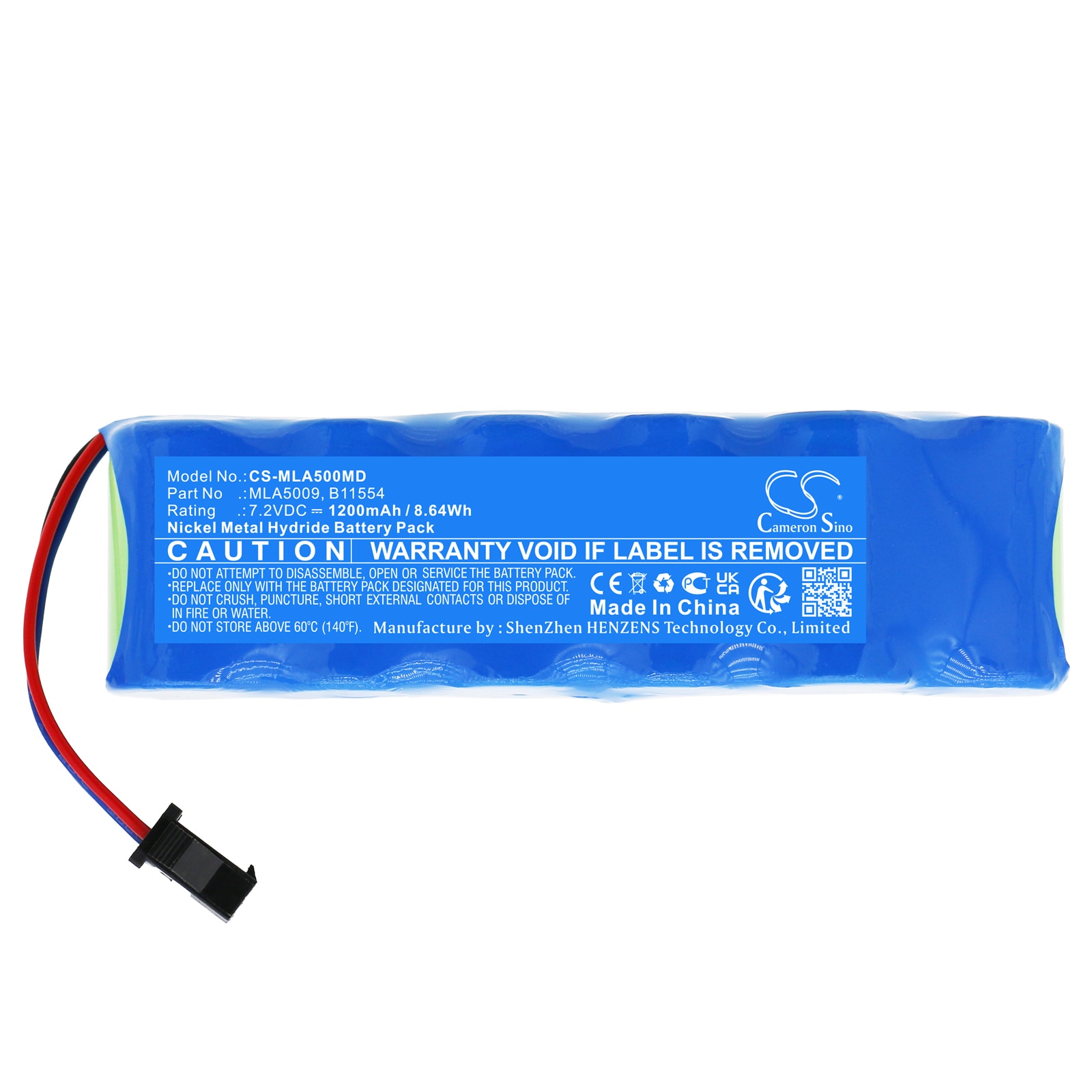 Batteri for medisinsk bruk for CDX Spiro 850