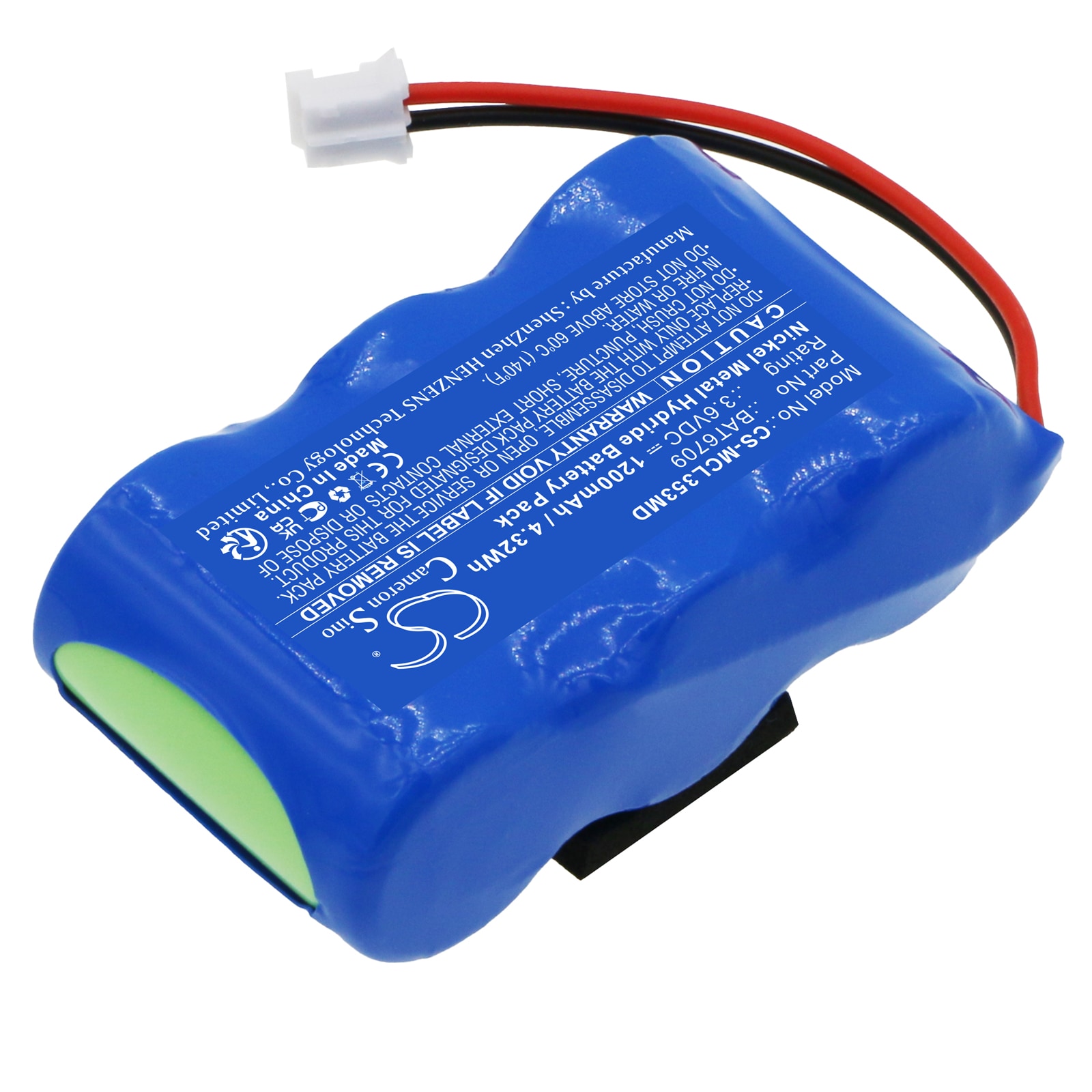 Batteri for medisinsk for Micro Medical MicroLoop 3535 Spirometer