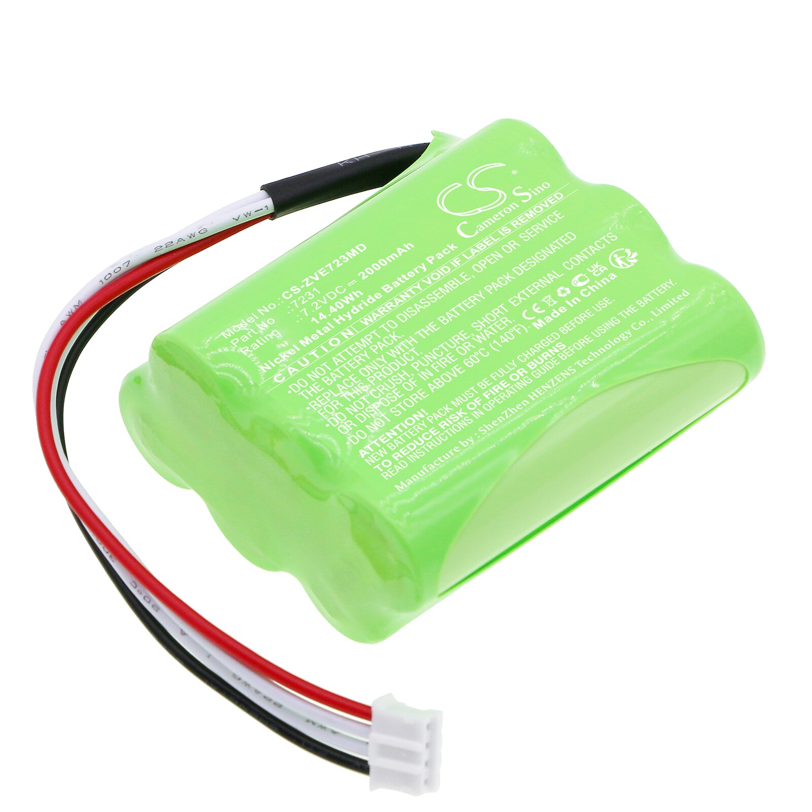 Batteri for medisinsk bruk for Zevex EnteraLite