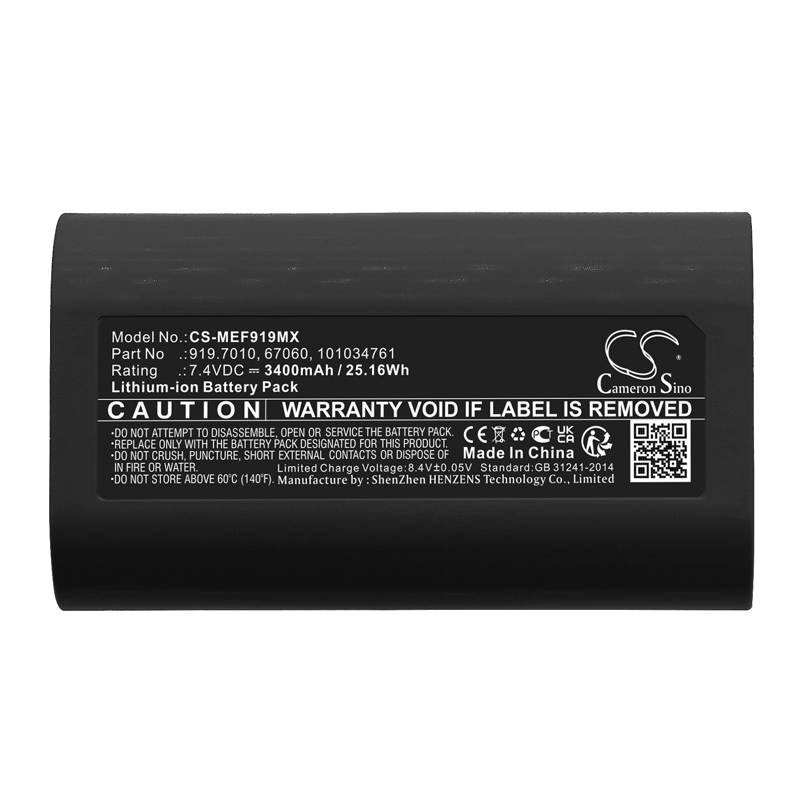 Batteri til Medela Freestyle Brystpumpe – 7,4 V 3400 mAh Li-ion Batteri