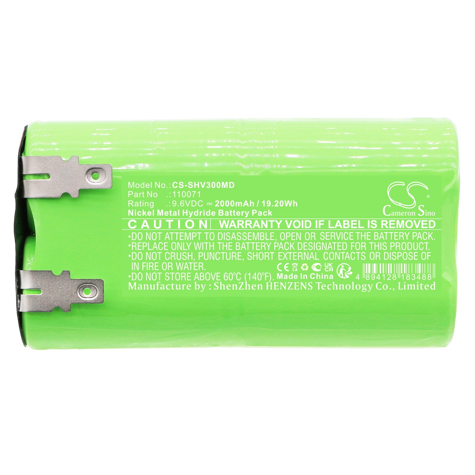 Batteri for medisinsk bruk for Schiller Cardiograph CV3, Cardiograph CV6