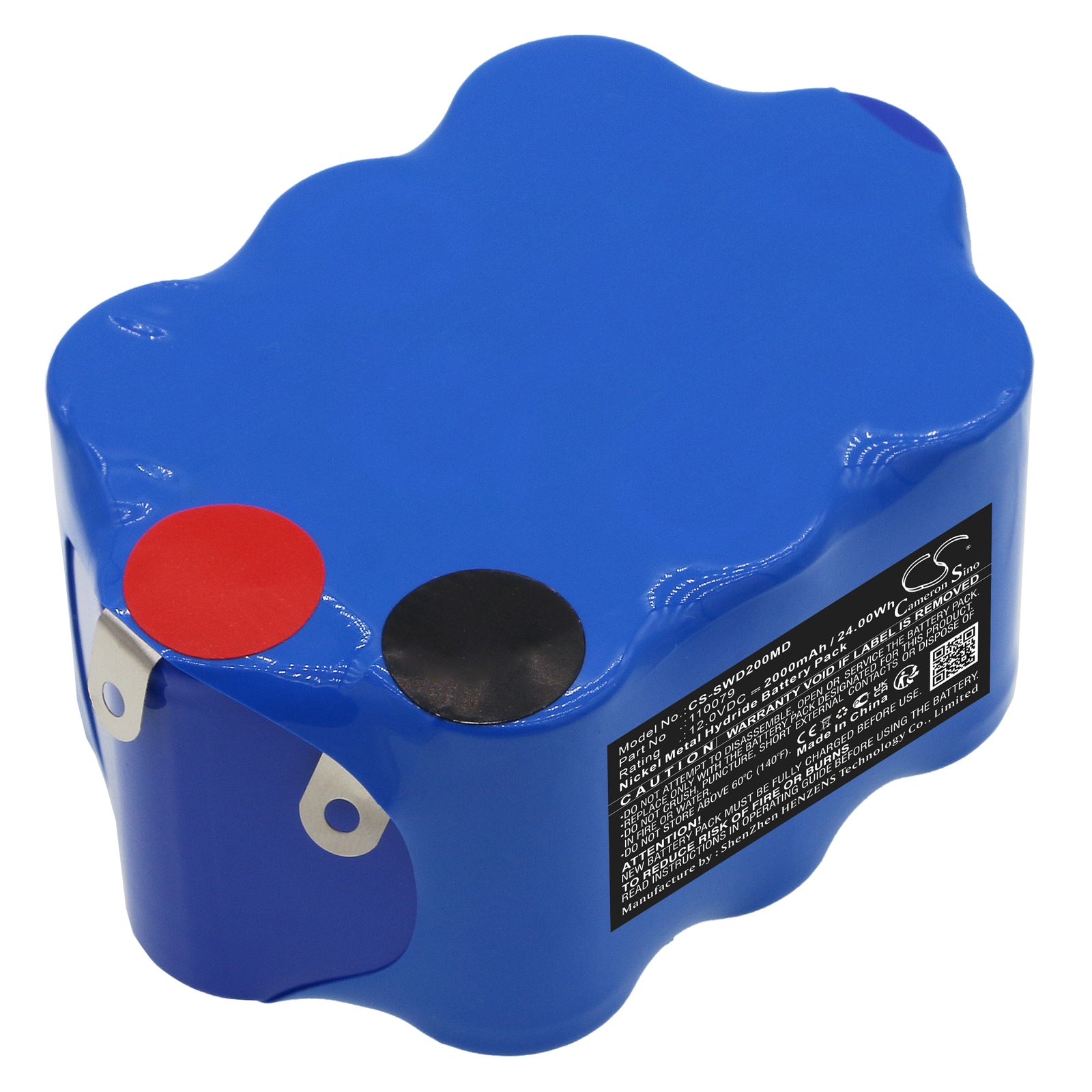 Batteri for medisinsk for Simonson-Wheel Defibrillator Defi2