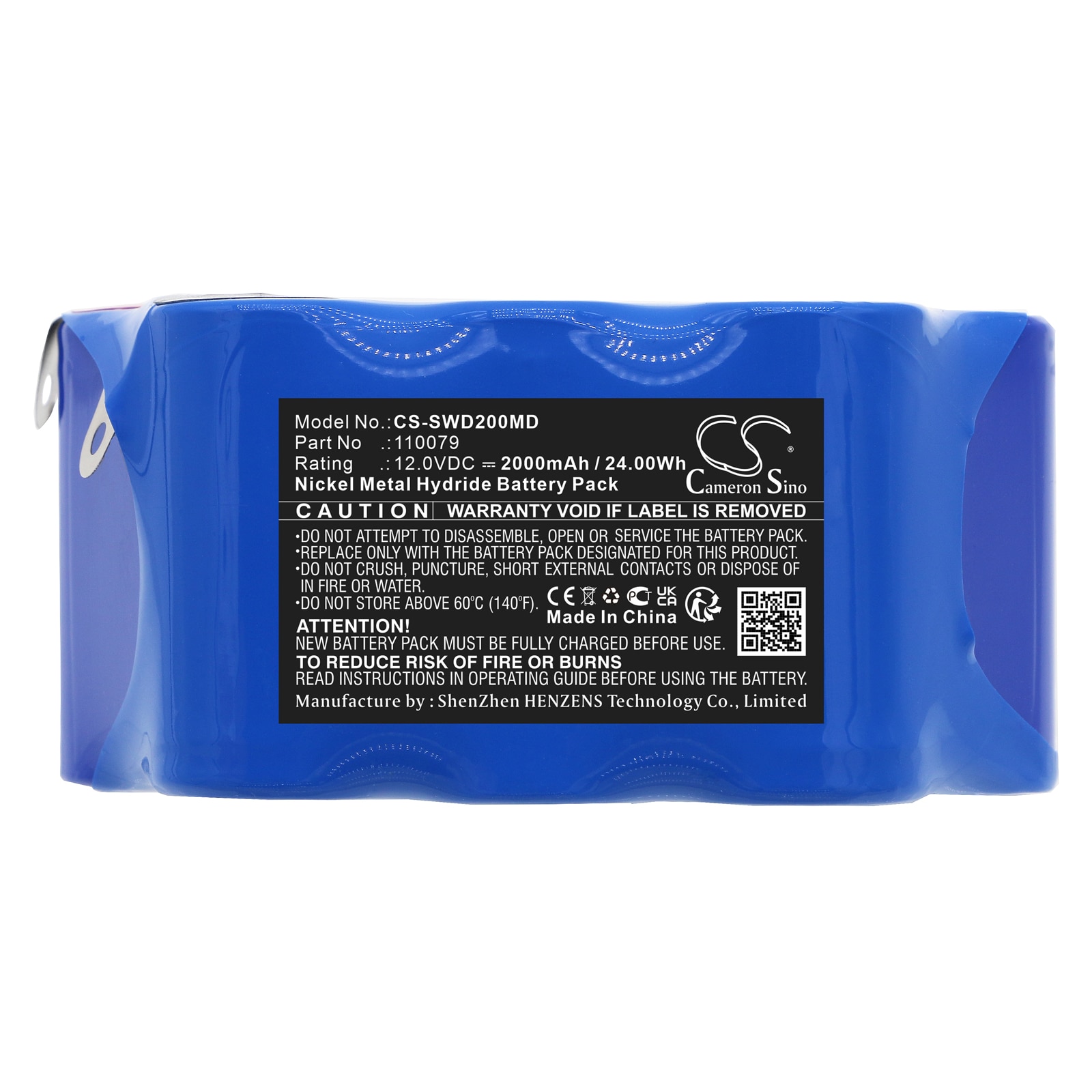 Batteri for medisinsk for Simonson-Wheel Defibrillator Defi2