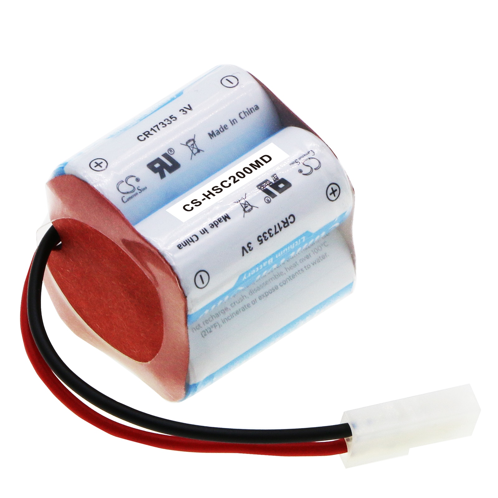 Batteri for medisinsk utstyr til HeartStation Premium Alarmskap, RC2000R, RC2000W osv.