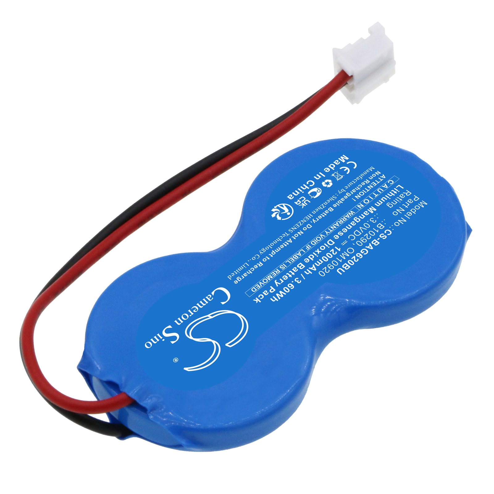 Batteri for medisinsk bruk for Baxter Healthcare Flo-Gard 6201, Flo-Gard 6300