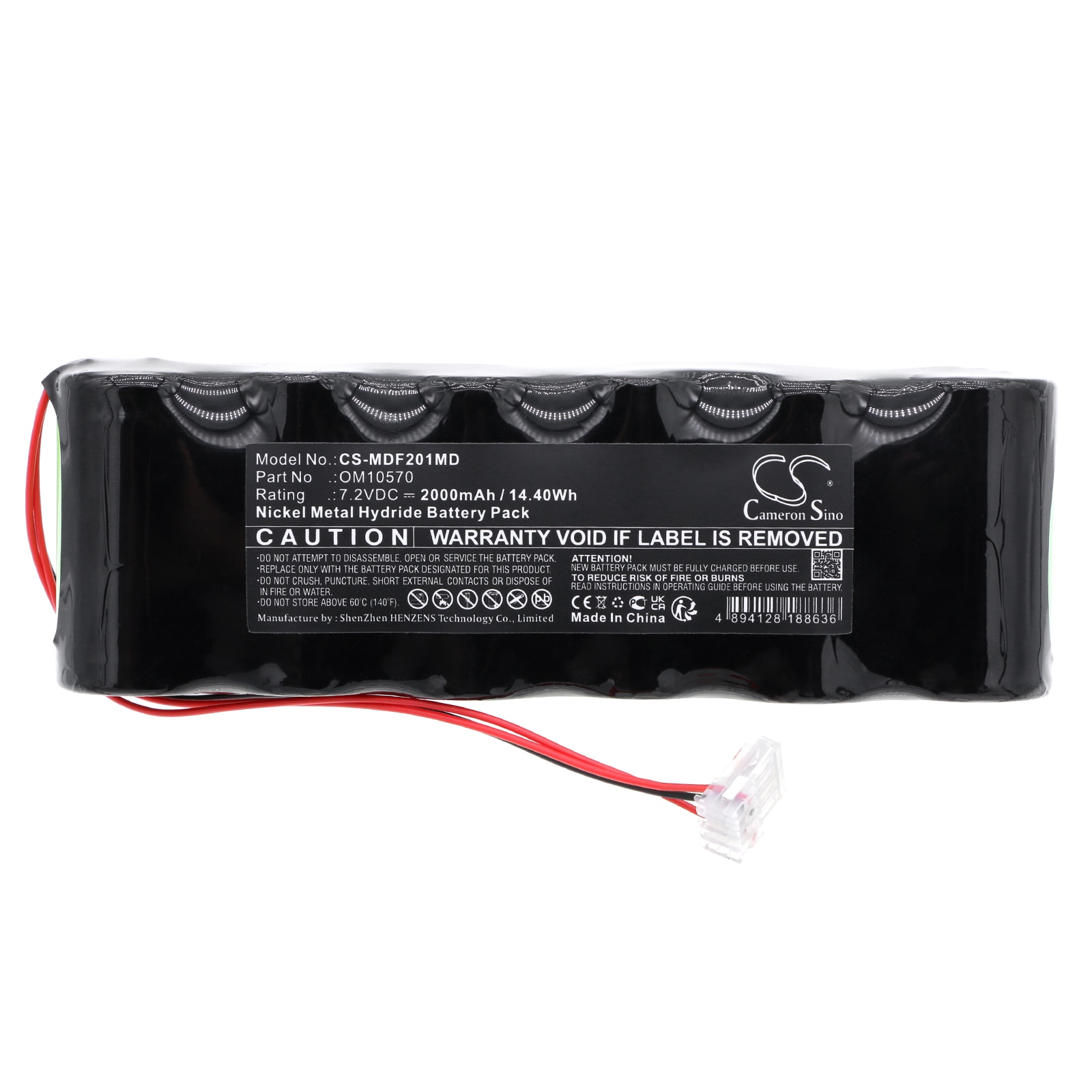 Batteri til medisinsk for Medex 2001 sprøytepumpe, 2010 sprøytepumpe