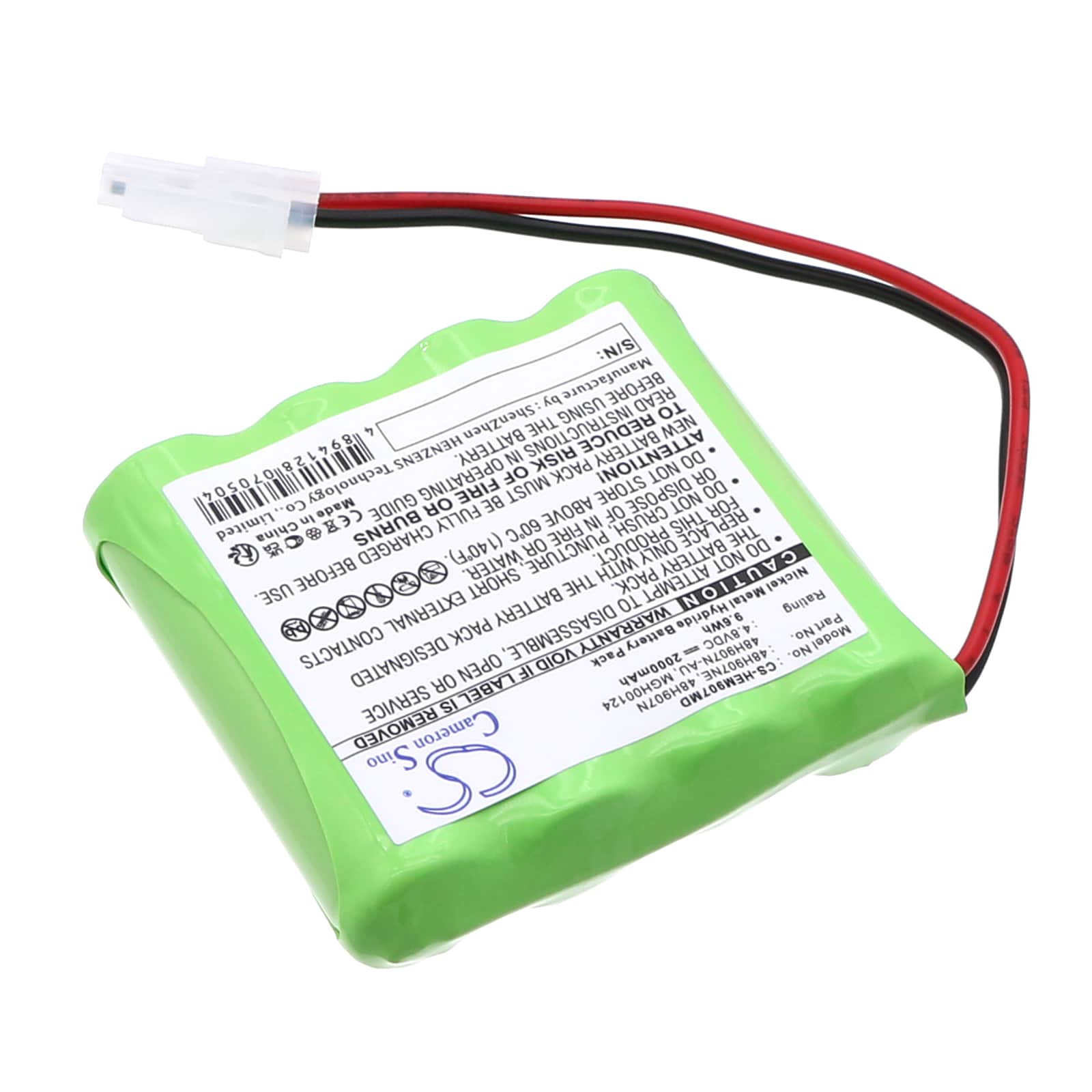 Batteri for medisinsk bruk for OMRON HEM-907, HEM-907XL, HEM-907-PBAT og andre.