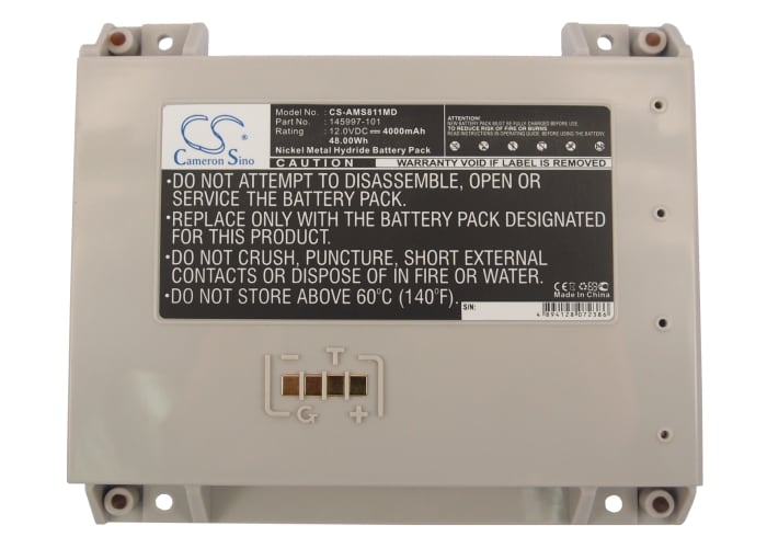 Batteri for medisinsk for Diversified Medical NAL8100RB