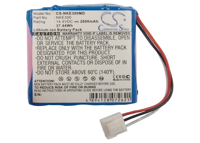 Batteri for medisinsk bruk for Nihon Kohden Edan SE-300A, Edan SE-300B