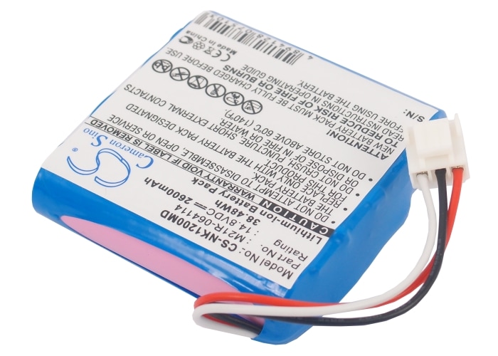 Batteri for medisinsk bruk for Nihon Kohden Edan SE-1, Edan SE-3, Edan SE-1200 og andre.