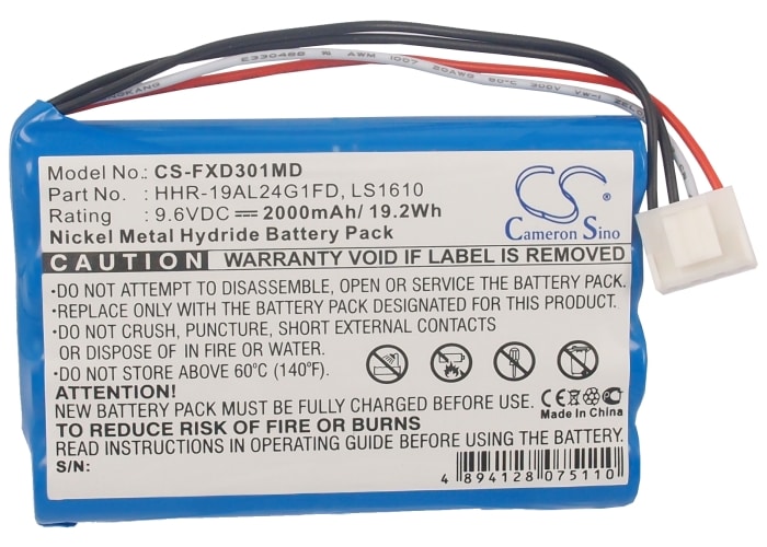 Batteri for medisinsk bruk for Fukuda FX-3010, CardiMax FX-3010