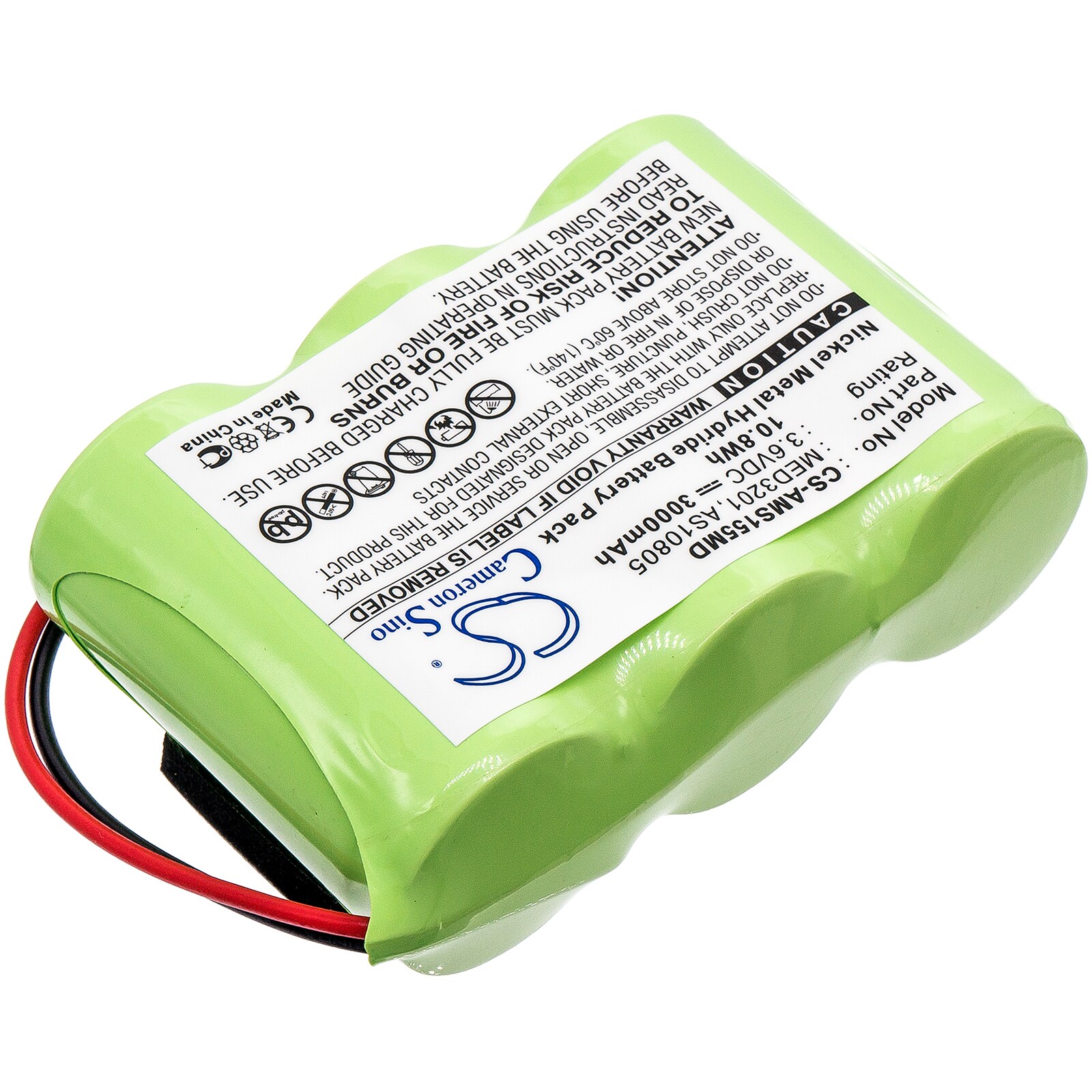 Batteri for medisinsk bruk for Welch-Allyn WA49020-EF, WA49020-EF-M, WA49020 og andre.