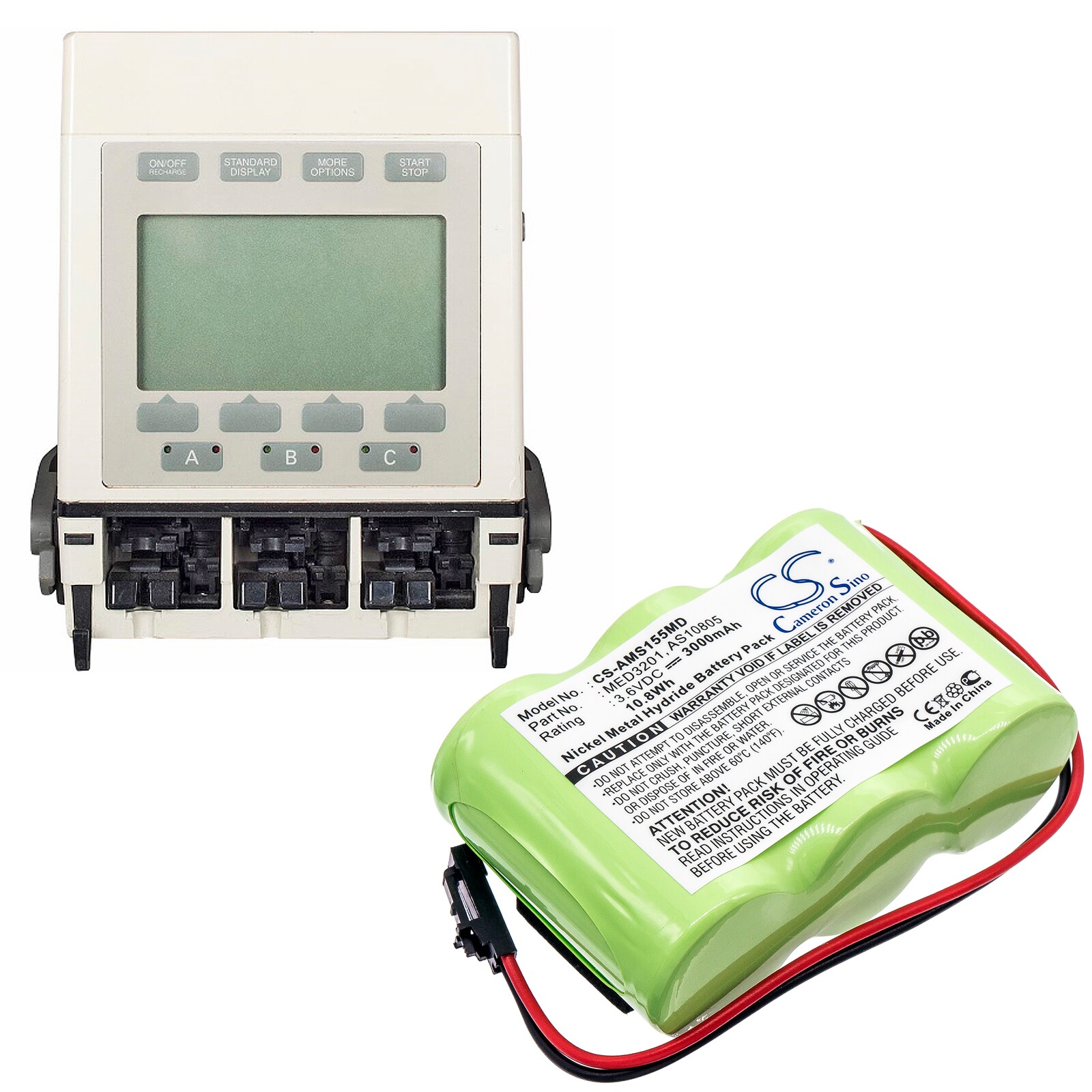 Batteri for medisinsk bruk for Welch-Allyn WA49020-EF, WA49020-EF-M, WA49020 og andre.