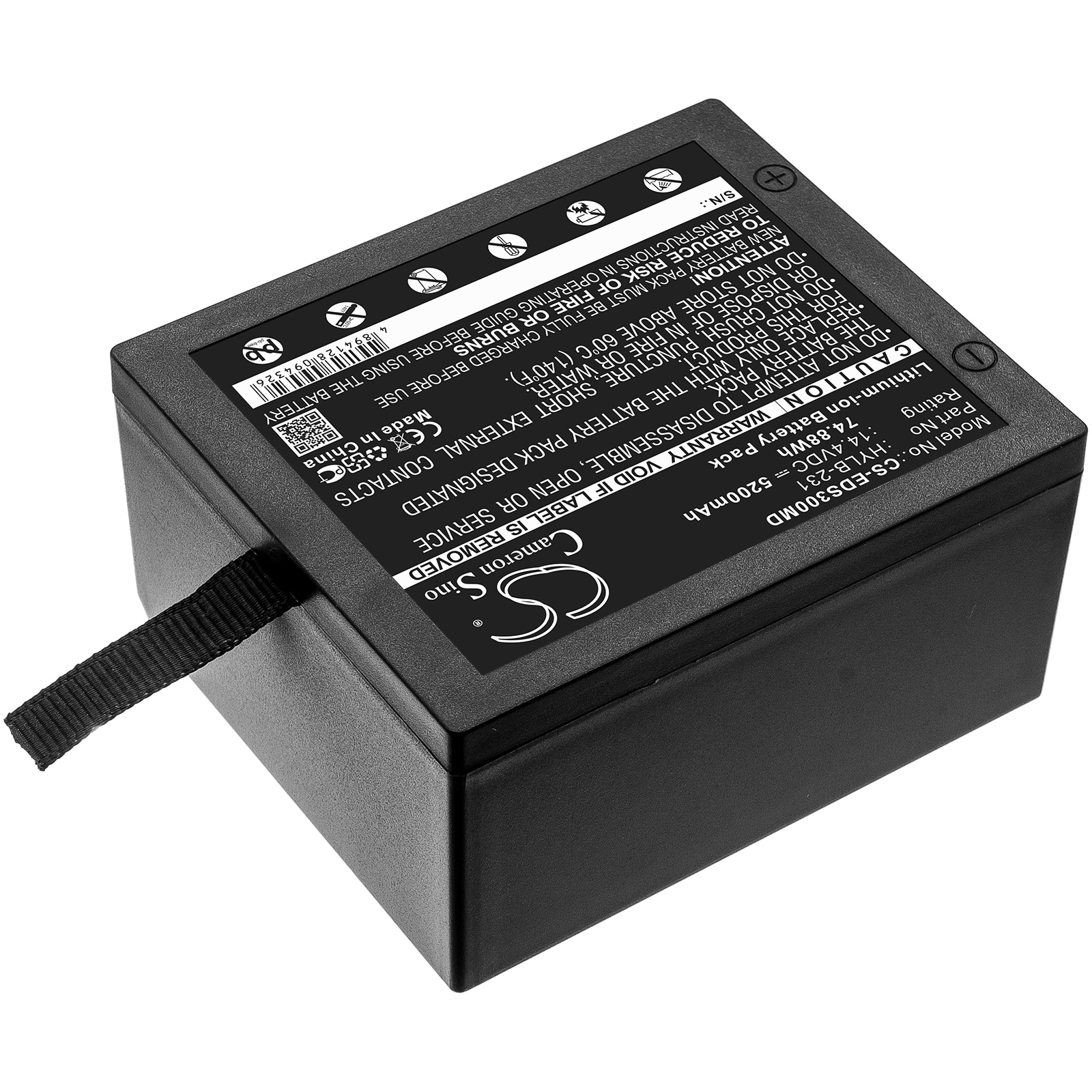 Batteri for medisinsk bruk for EDAN SE-3, SE3