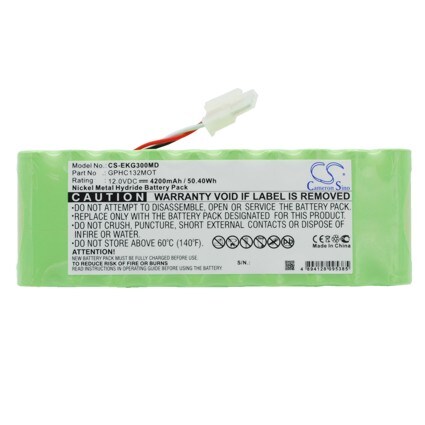 Batteri for medisinsk utstyr til Bionet ECG3000, FC1400 TwinView Fetal Monitor osv.