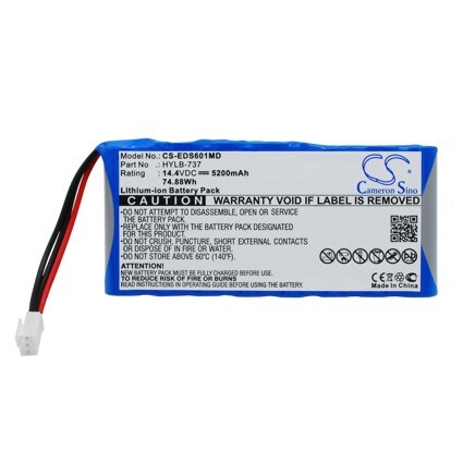Batteri for medisinsk for Burdick SE-1200 Express ECG