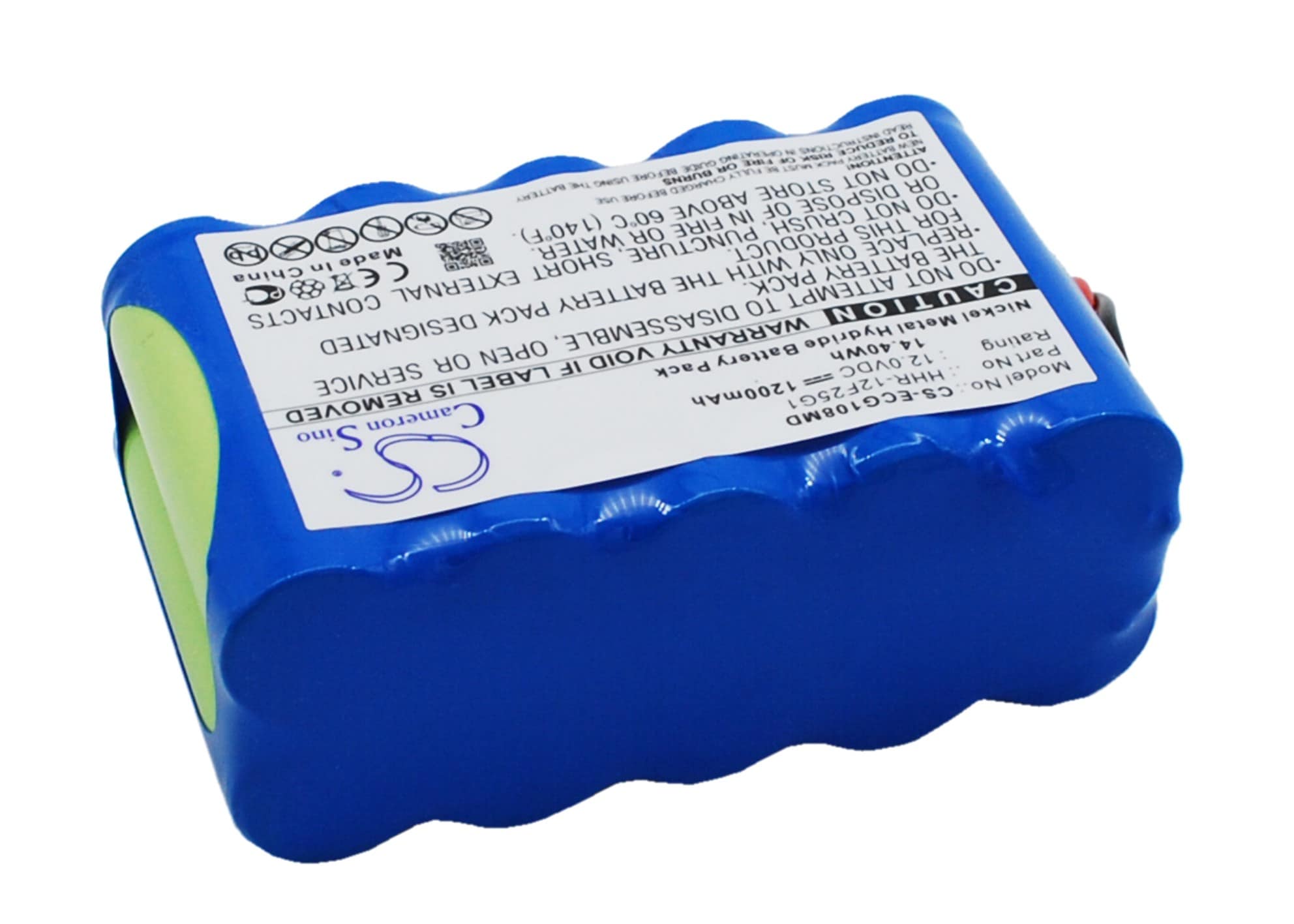 Batteri for medisinsk bruk til Kenz Cardico ECG-108, ECG-110