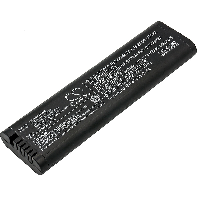 Batteri for medisinsk bruk for Anritsu MS2721A, MS272xB, MS2721B osv.
