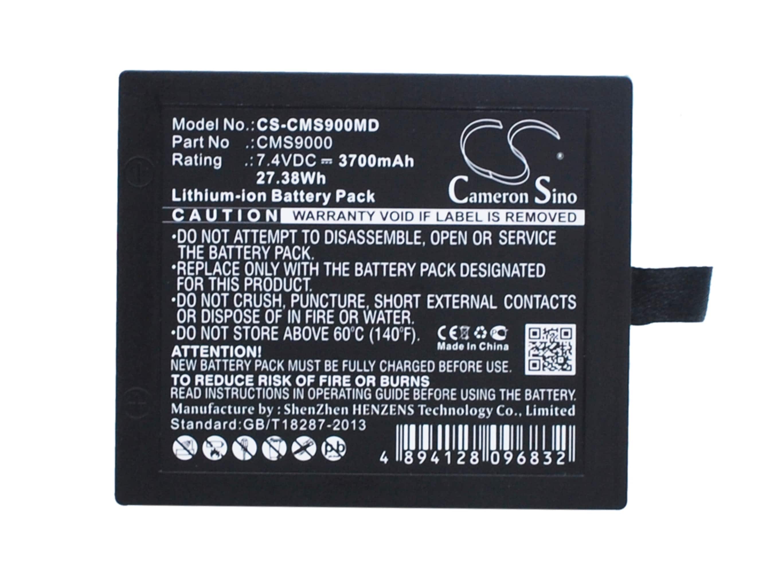 Batteri for medisinsk bruk til CONTEC CMS7000, CMS7000 pasientmonitor, CMS8000 osv.