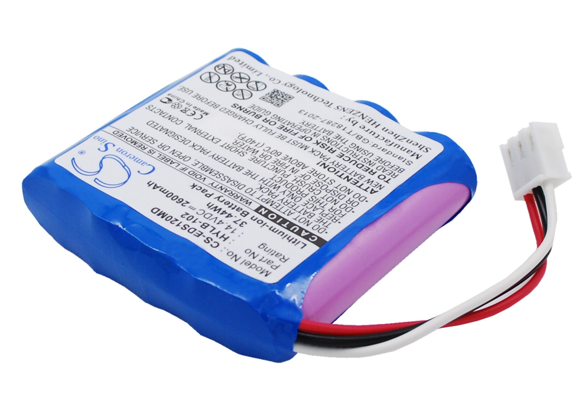 Batteri til medisinsk bruk for MINDRAY DECG-03A, SE-601A, DECG-03A Elcktro Cardiogram etc.