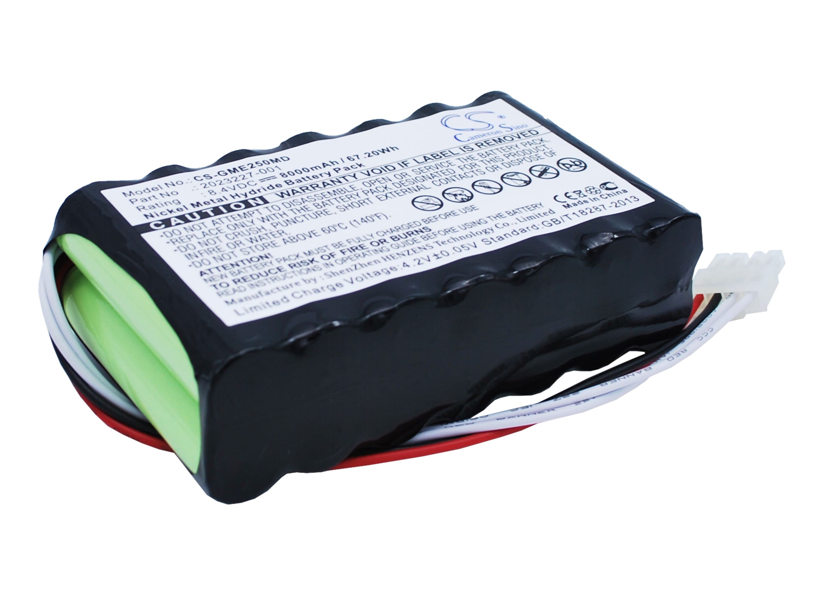Batteri for medisinsk utstyr til Marquette Dash 2500
