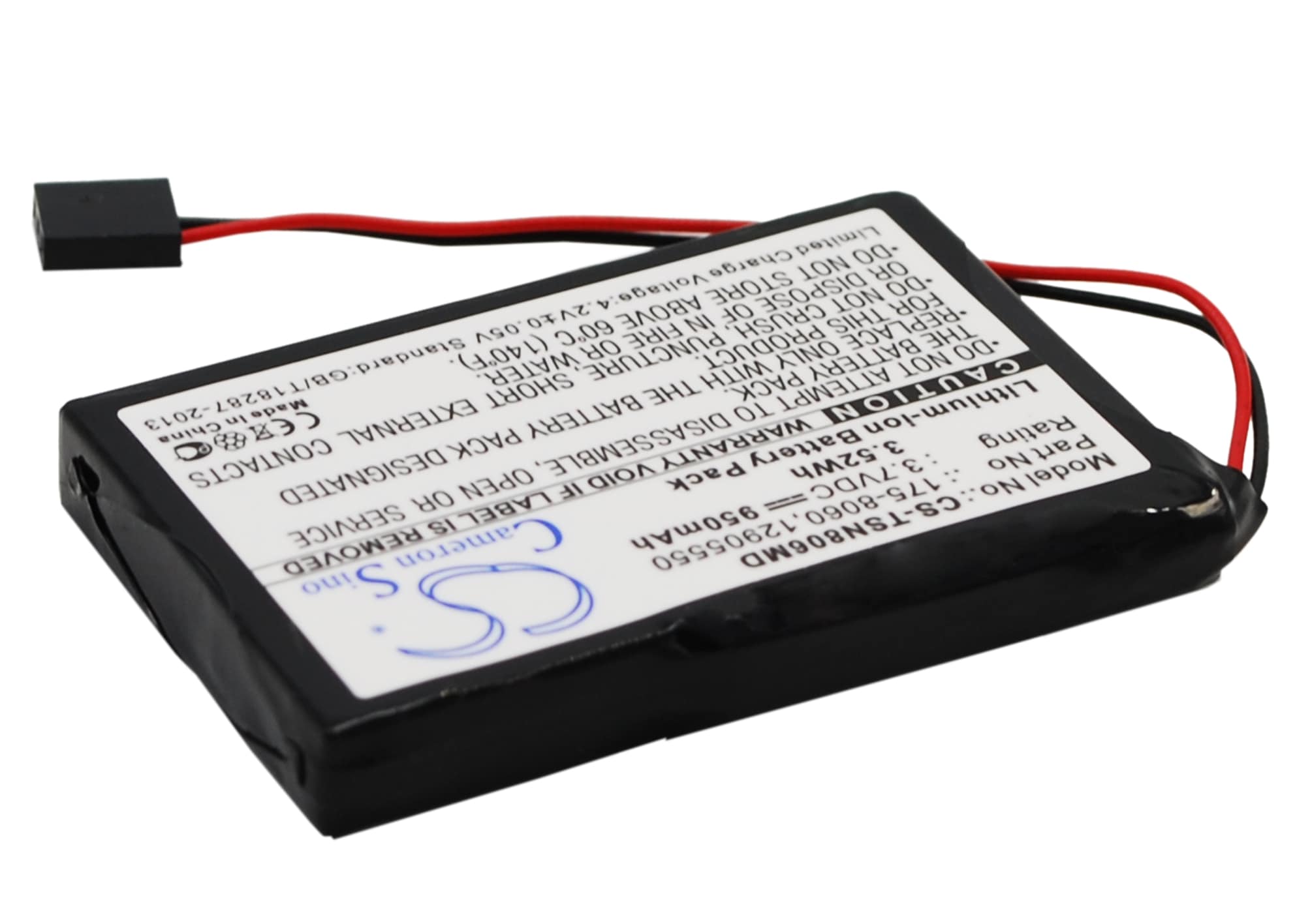 Finnpipette Novus / E1-ClipTip batteri – 950 mAh Li-ion for Profesjonell Laboratoriebruk