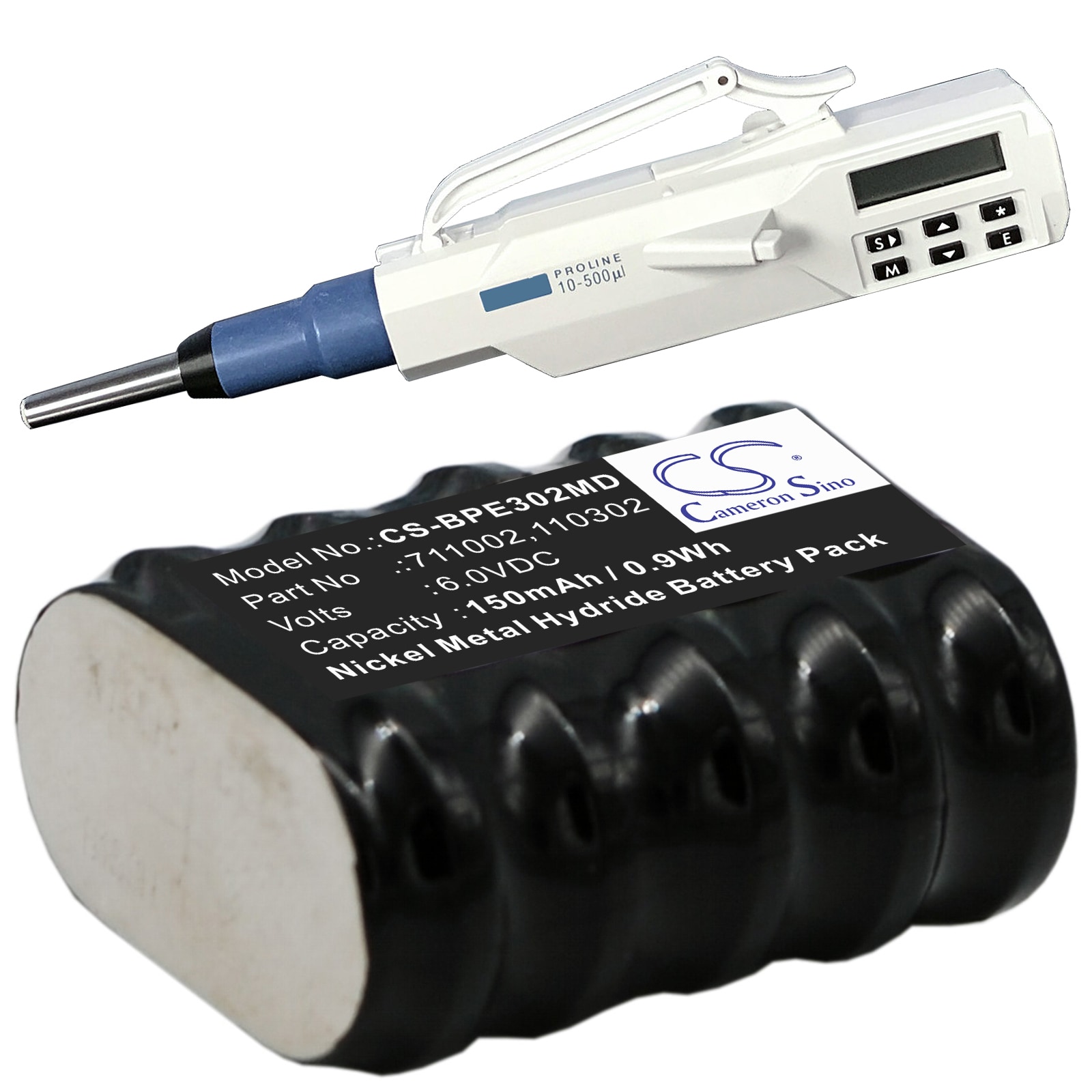 Batteri for medisinsk bruk for Biohit Proline elektronisk pipette, Proline, ePET osv.